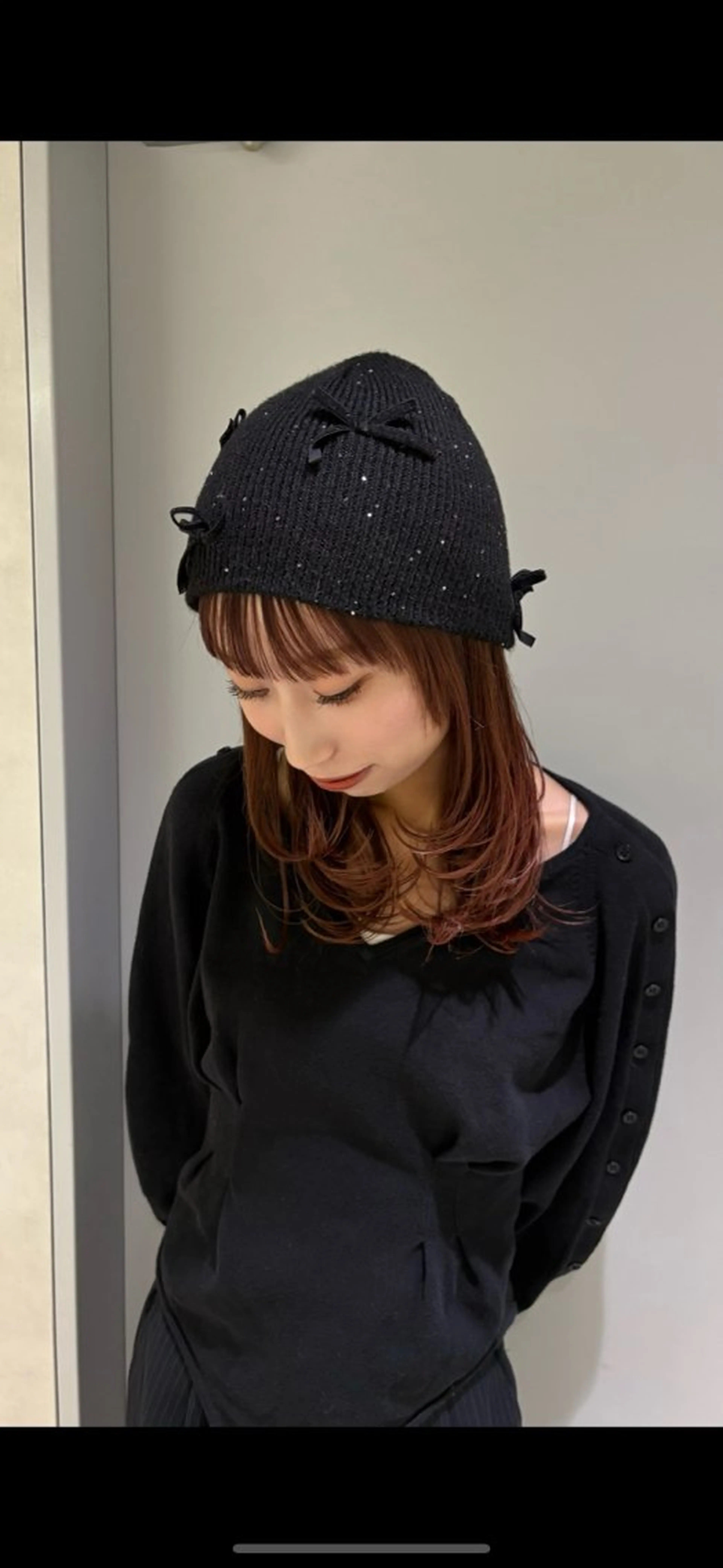 セミロング パツボブ/レイヤー 西梅田/かえで🎀のヘアスタイル