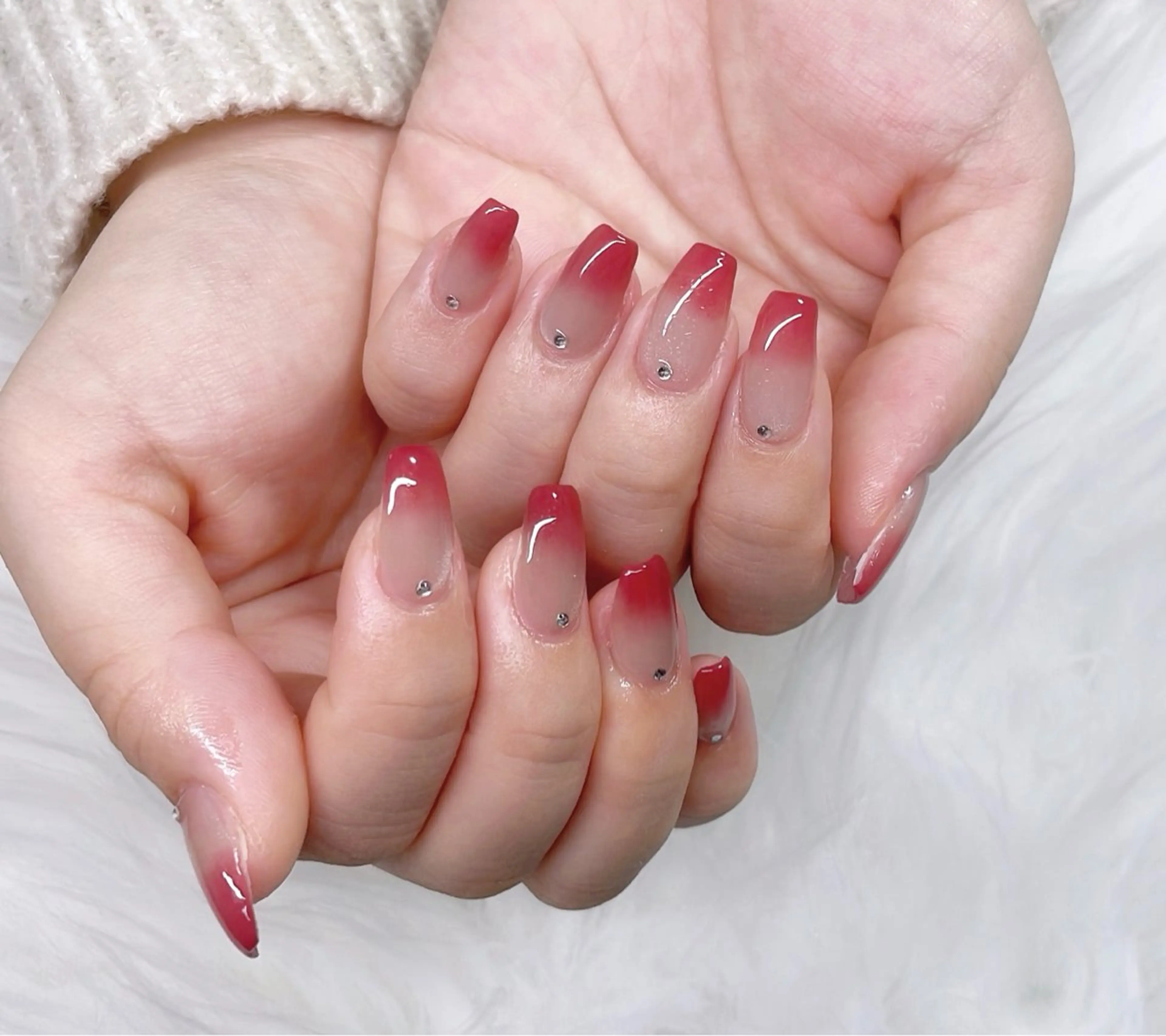 ネイル アニマル柄 チークネイル 成人式 フラッシュネイル フットネイル ハンドネイル B·U Nail大宮 長さだし専門店のネイルデザイン