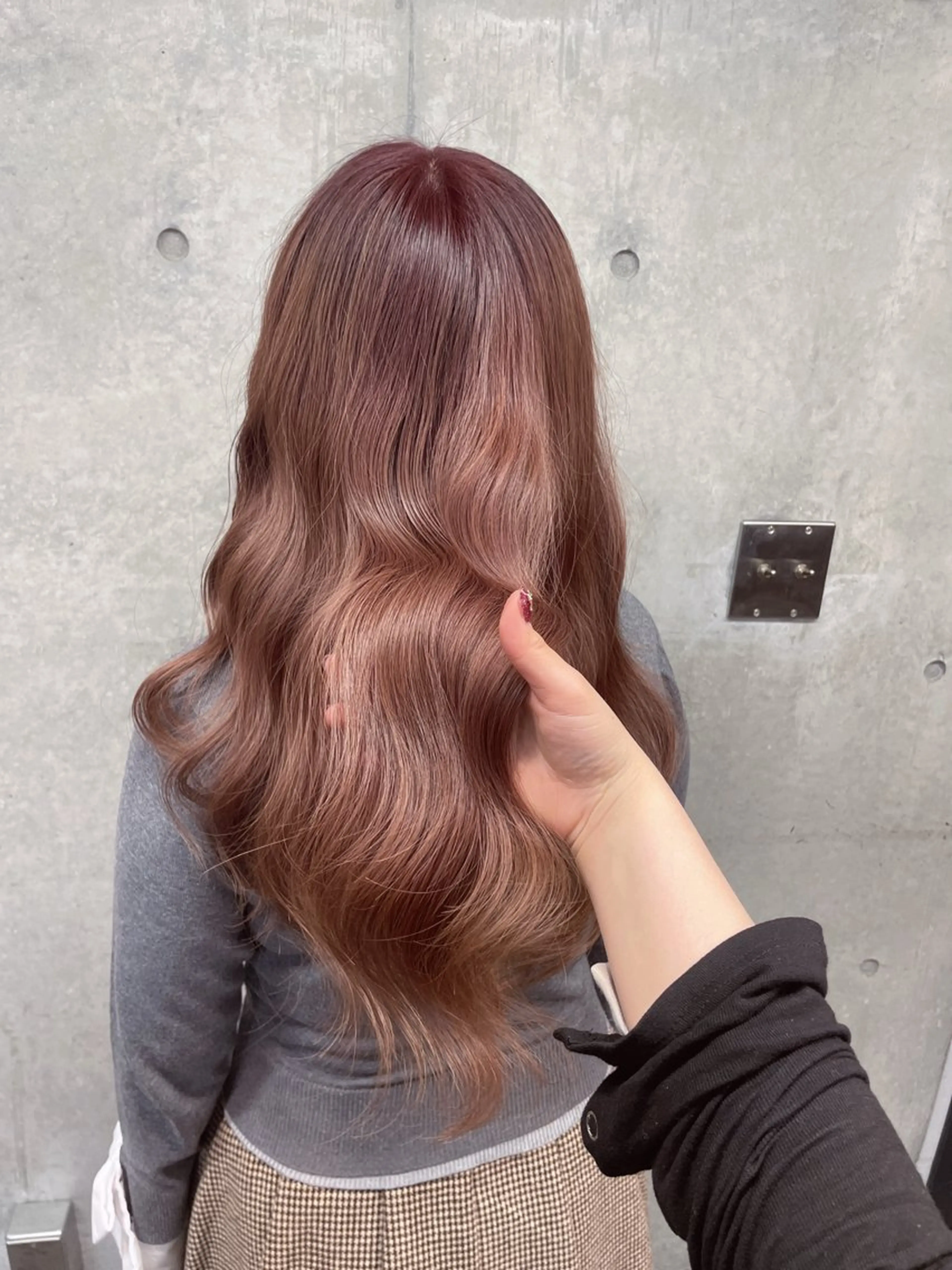 ロング カラー ブリーチ ダブルカラー ブリーチなしカラー トリートメント カット ヘアカラー ★韓国メンズ/カラー /パーマrinka★のヘアスタイル