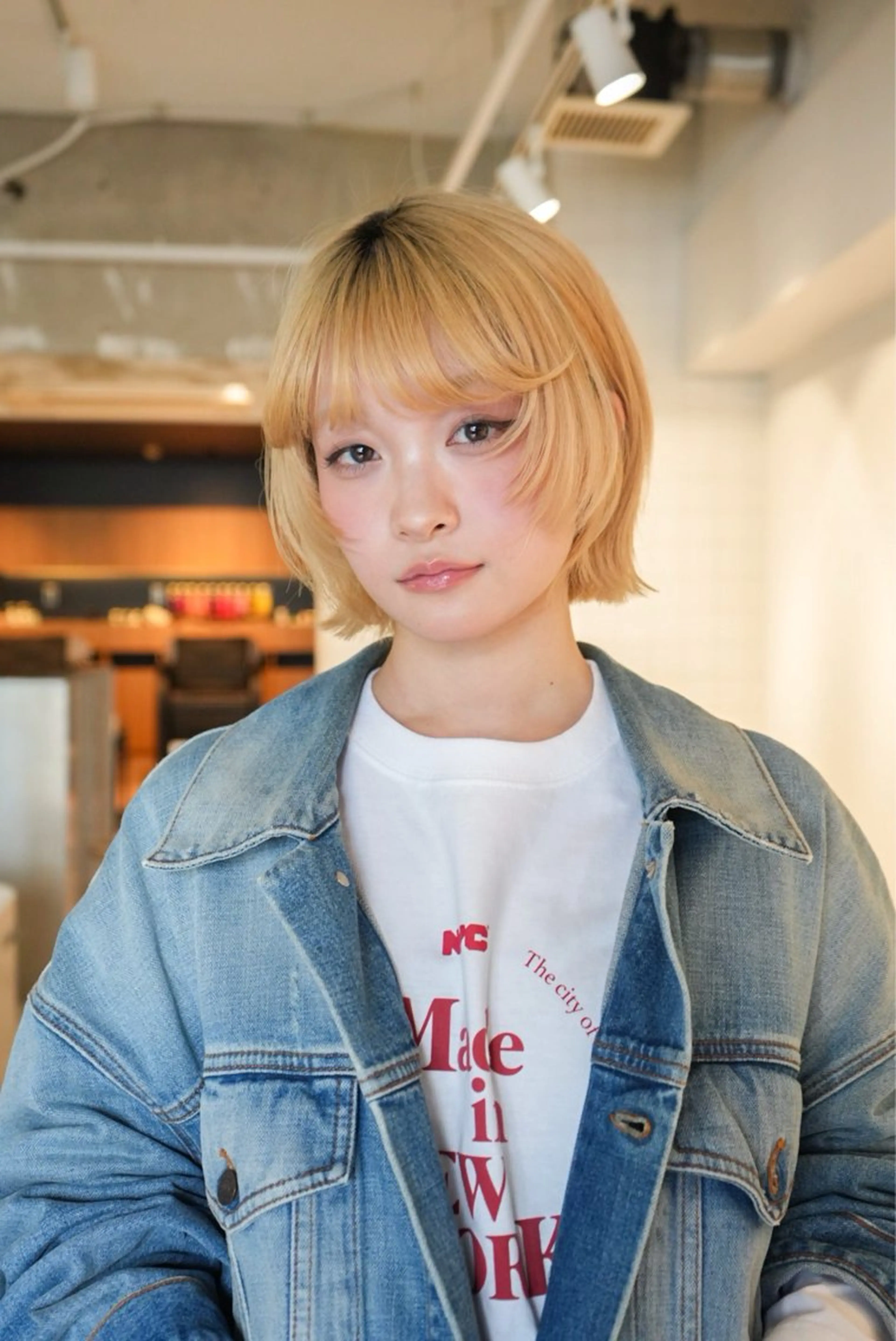 ショート LUVISM ボブ りきカットモデル募集のヘアスタイル