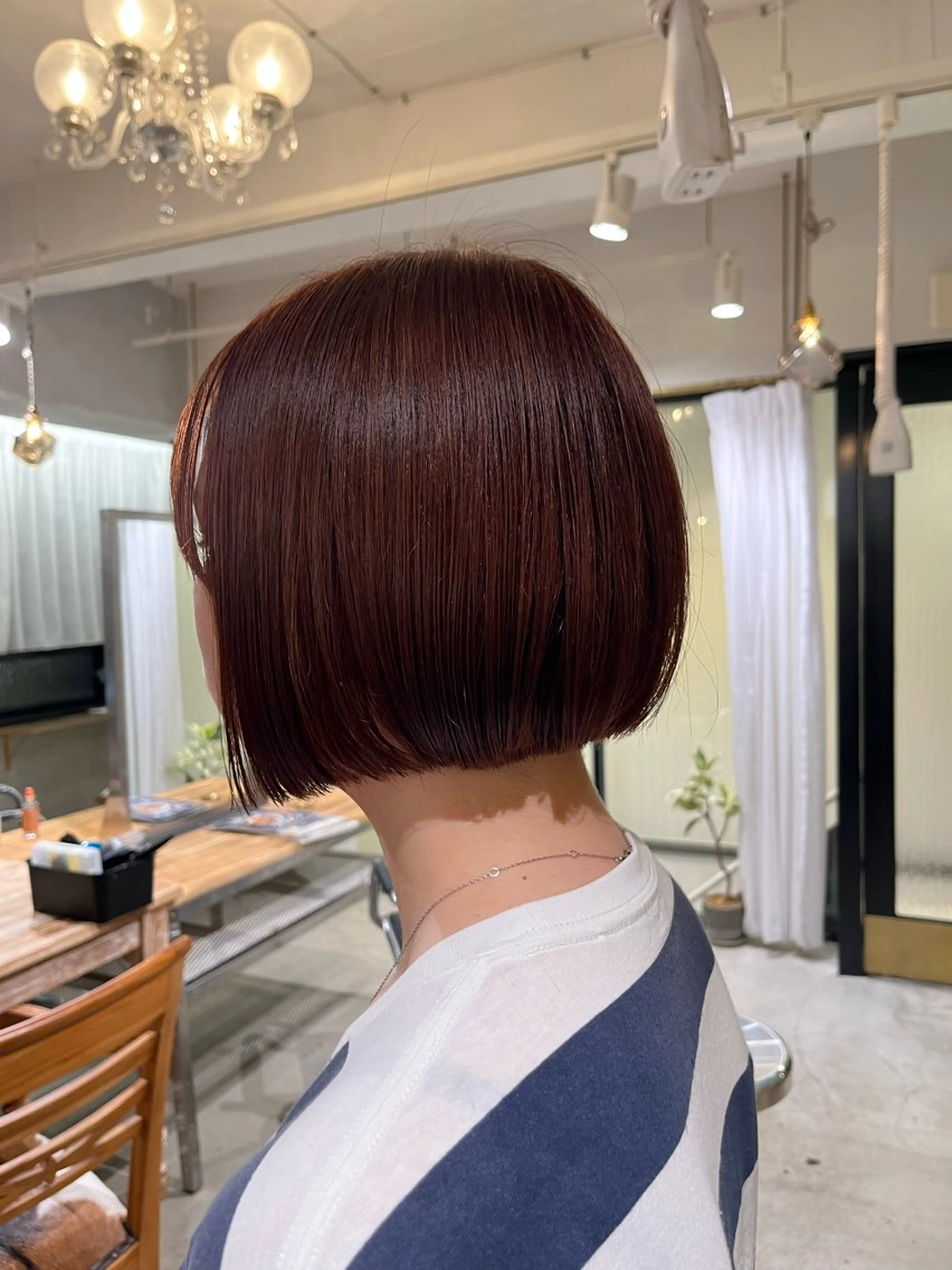 ショート カラー ボブ lety /神戸元町のヘアスタイル