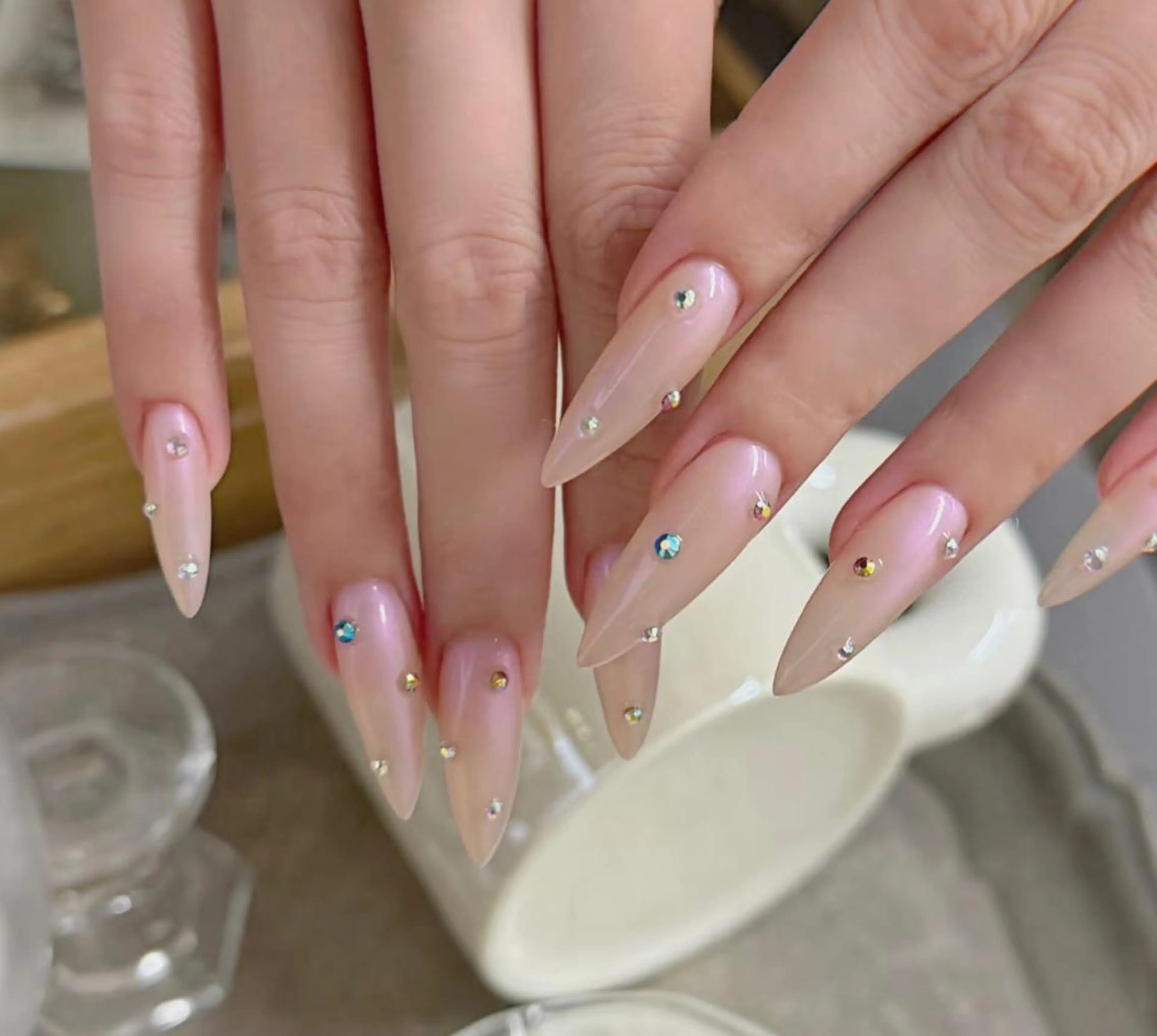 ネイル ハンドネイル ハンドケア 🍑 momo_nailのネイルデザイン