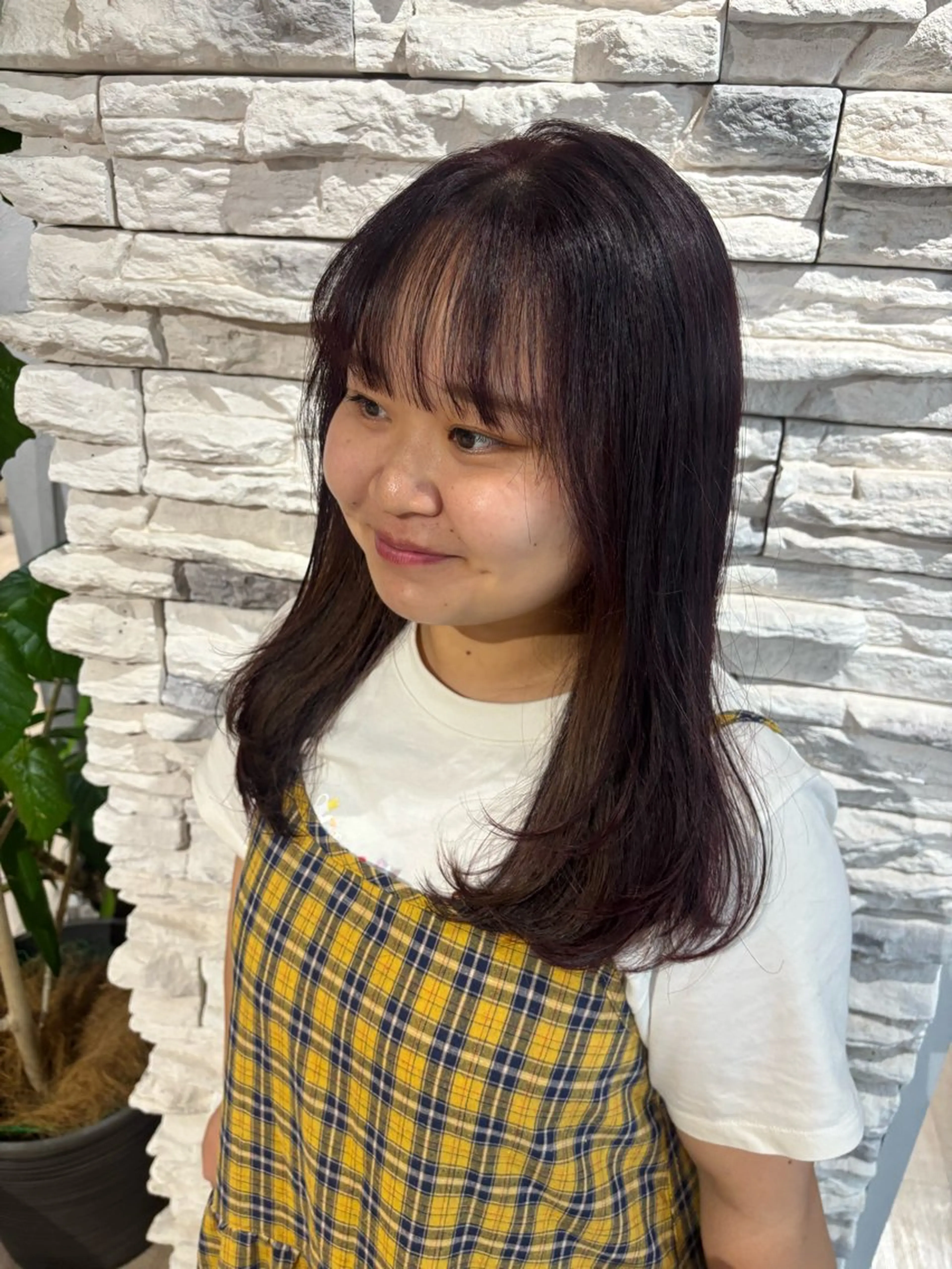 セミロング ヘアカラー Maki /透明感カラーのヘアスタイル