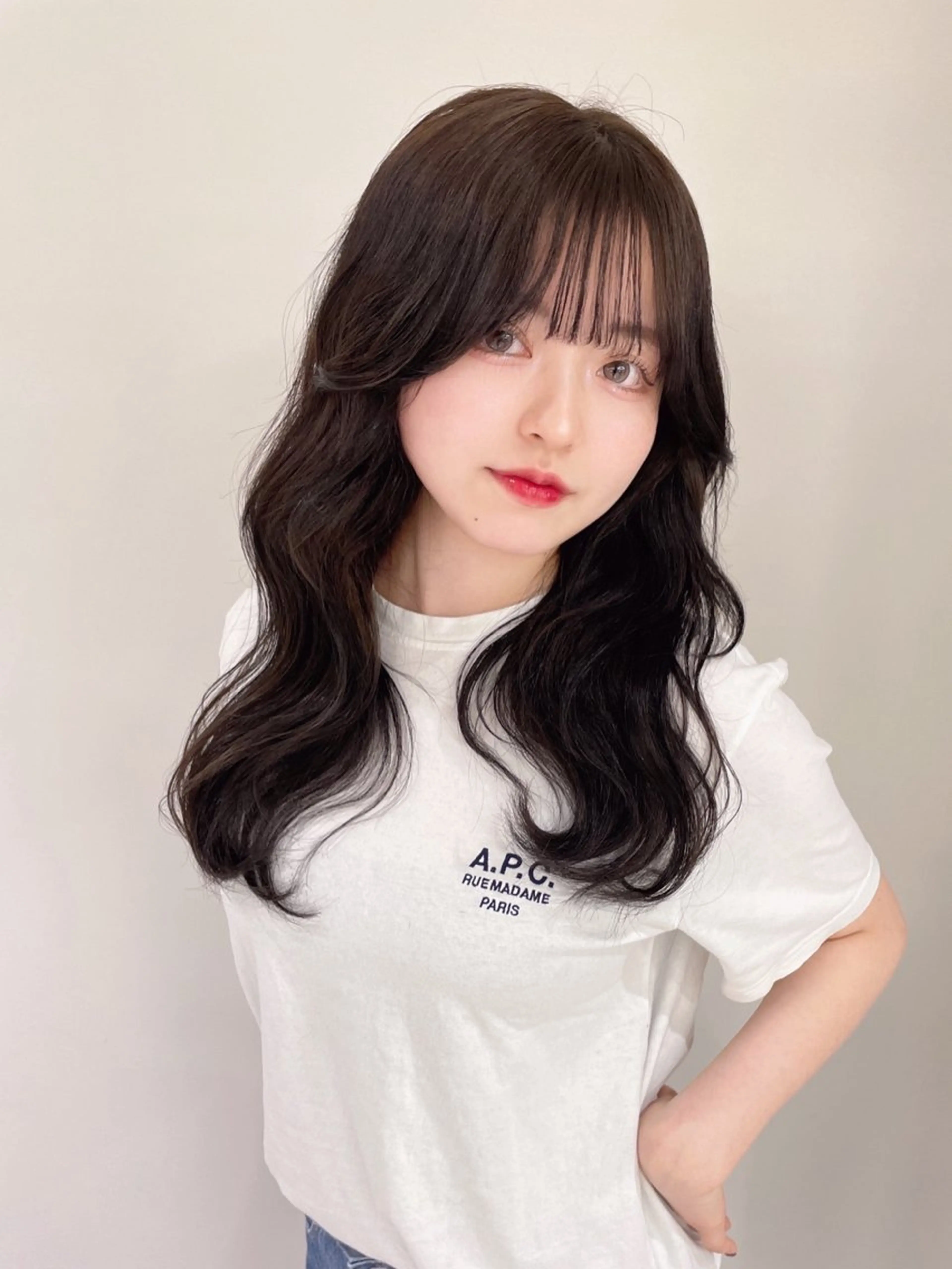 ロング カラー ヘアアレンジ 透明感カラー カット ヘアカラー トリートメント ブリーチカラー うたのヘアスタイル