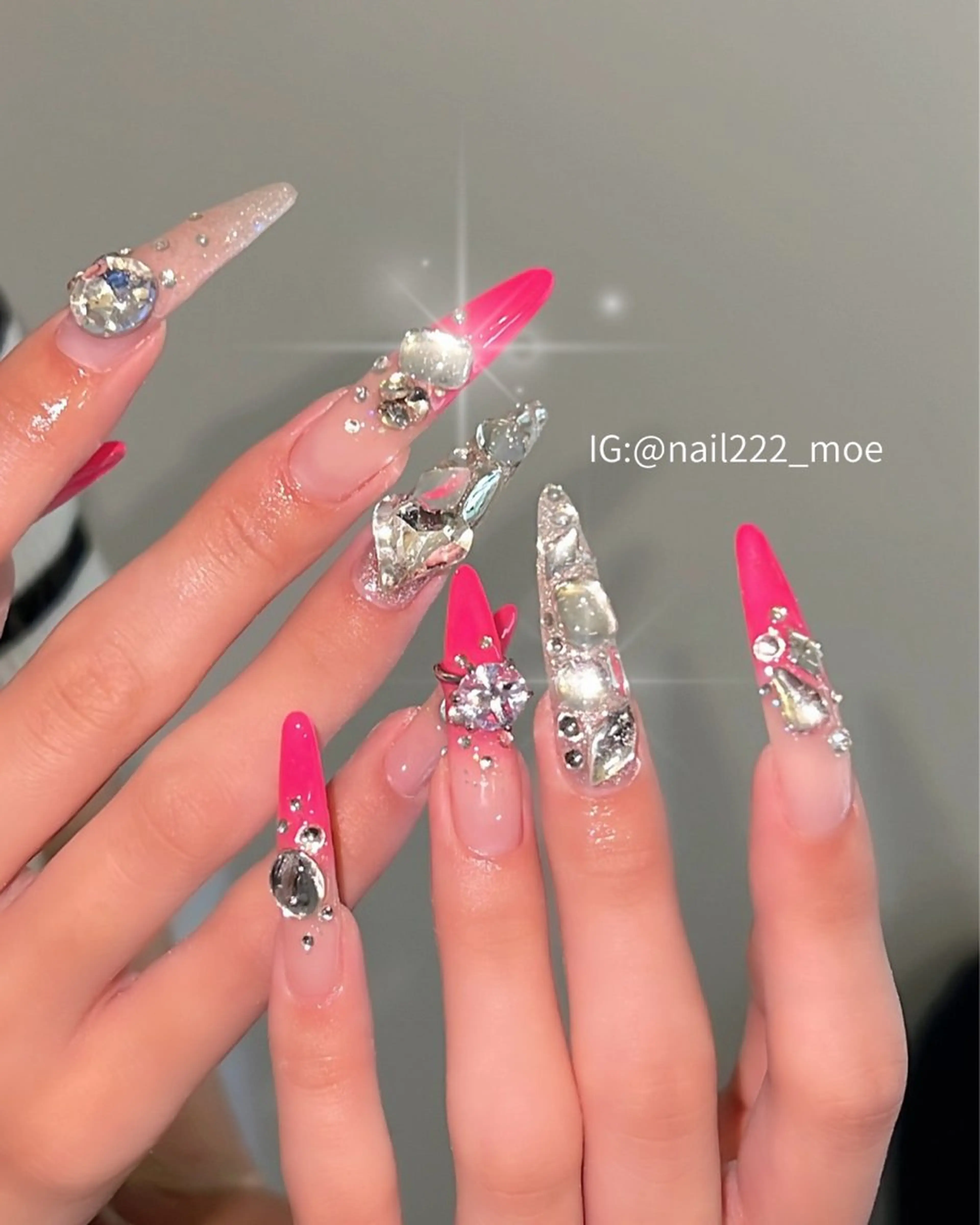 ネイル ハンドネイル ⟡.*222⋰˚☆ MöEのネイルデザイン