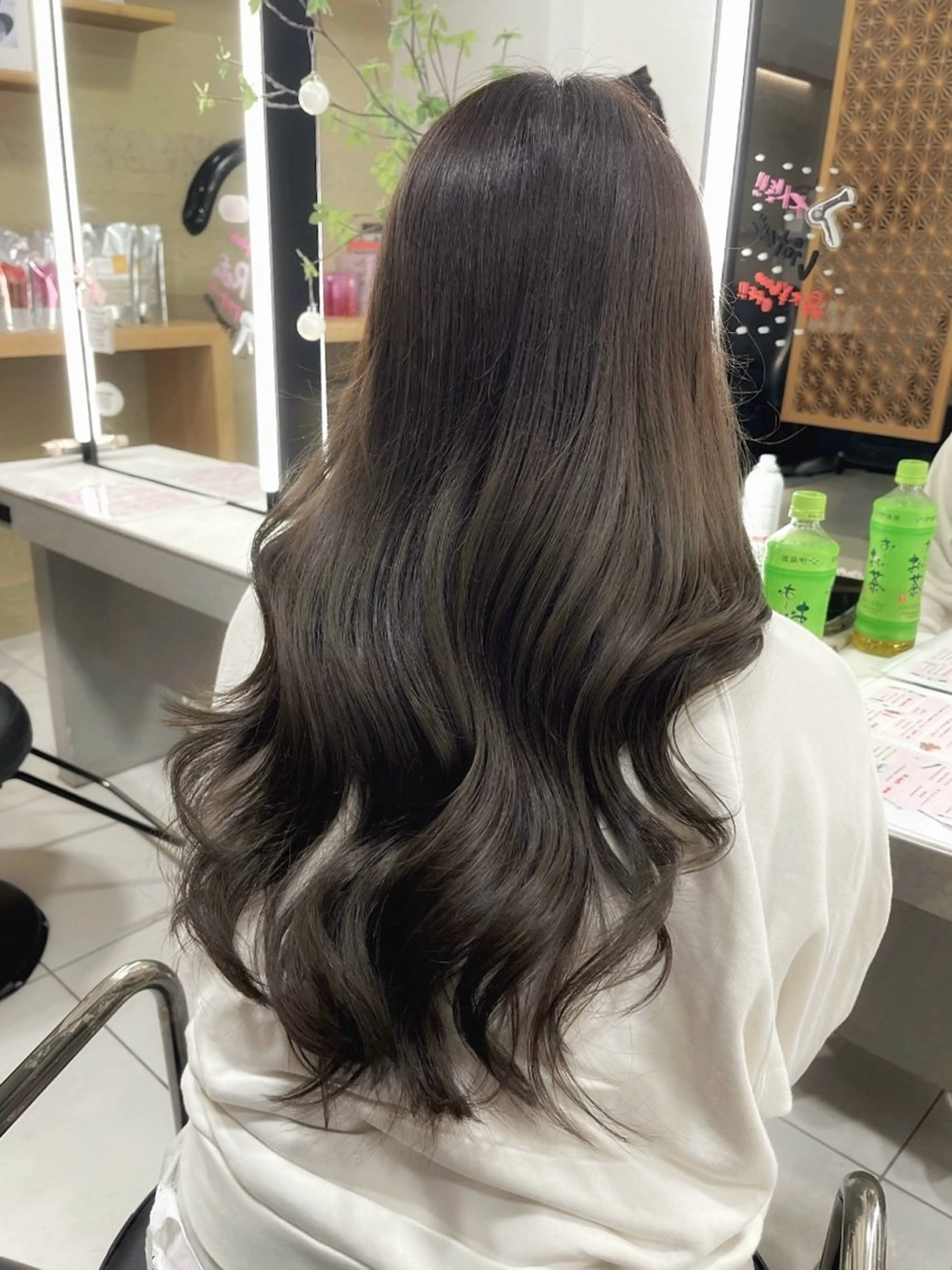 ロング カラー ヘアカラー トリートメント 🎀透明感カラー🎀 稲垣至恩🎀のヘアスタイル