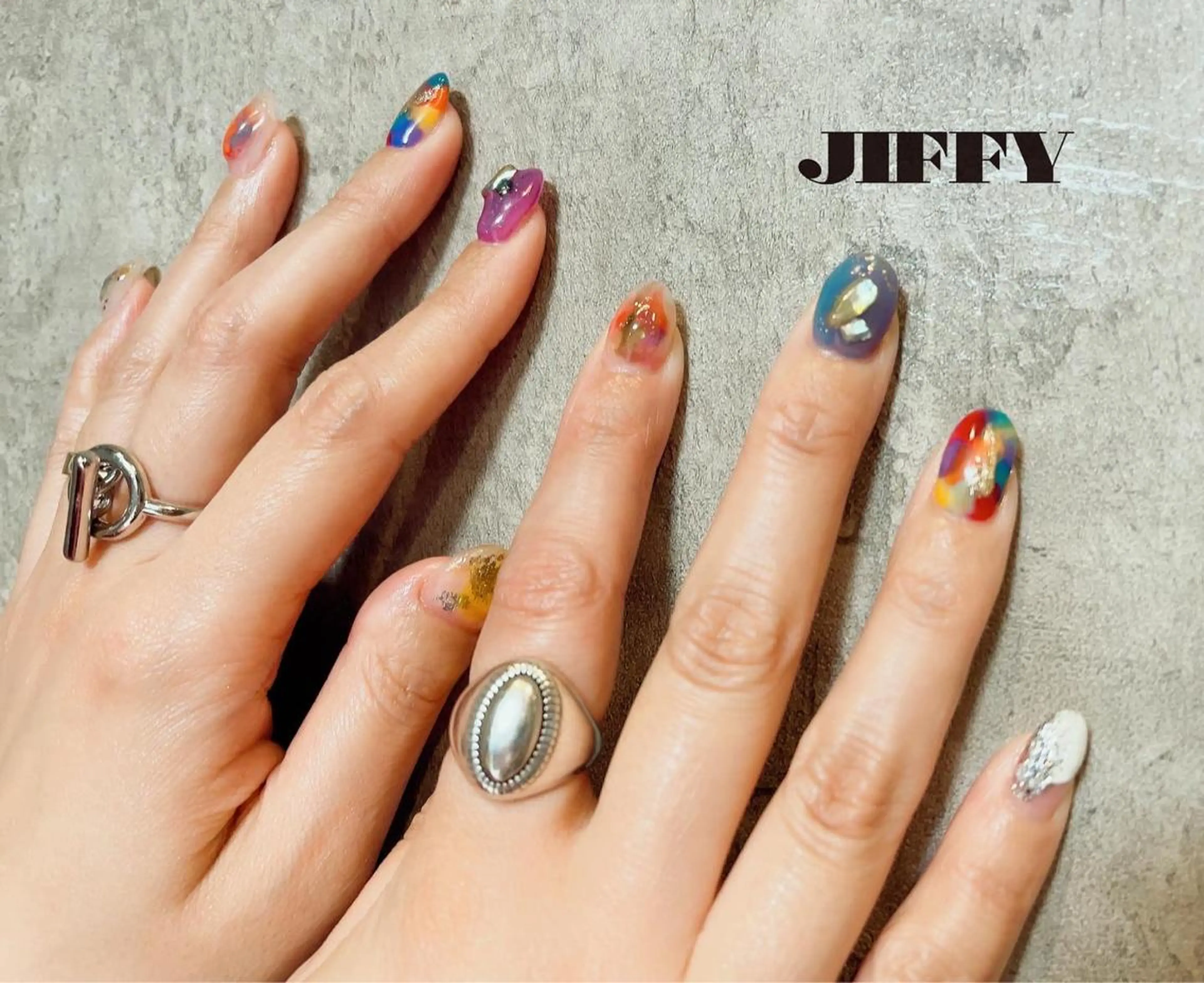 ネイル ニュアンスネイル JIFFY nailstudioのネイルデザイン
