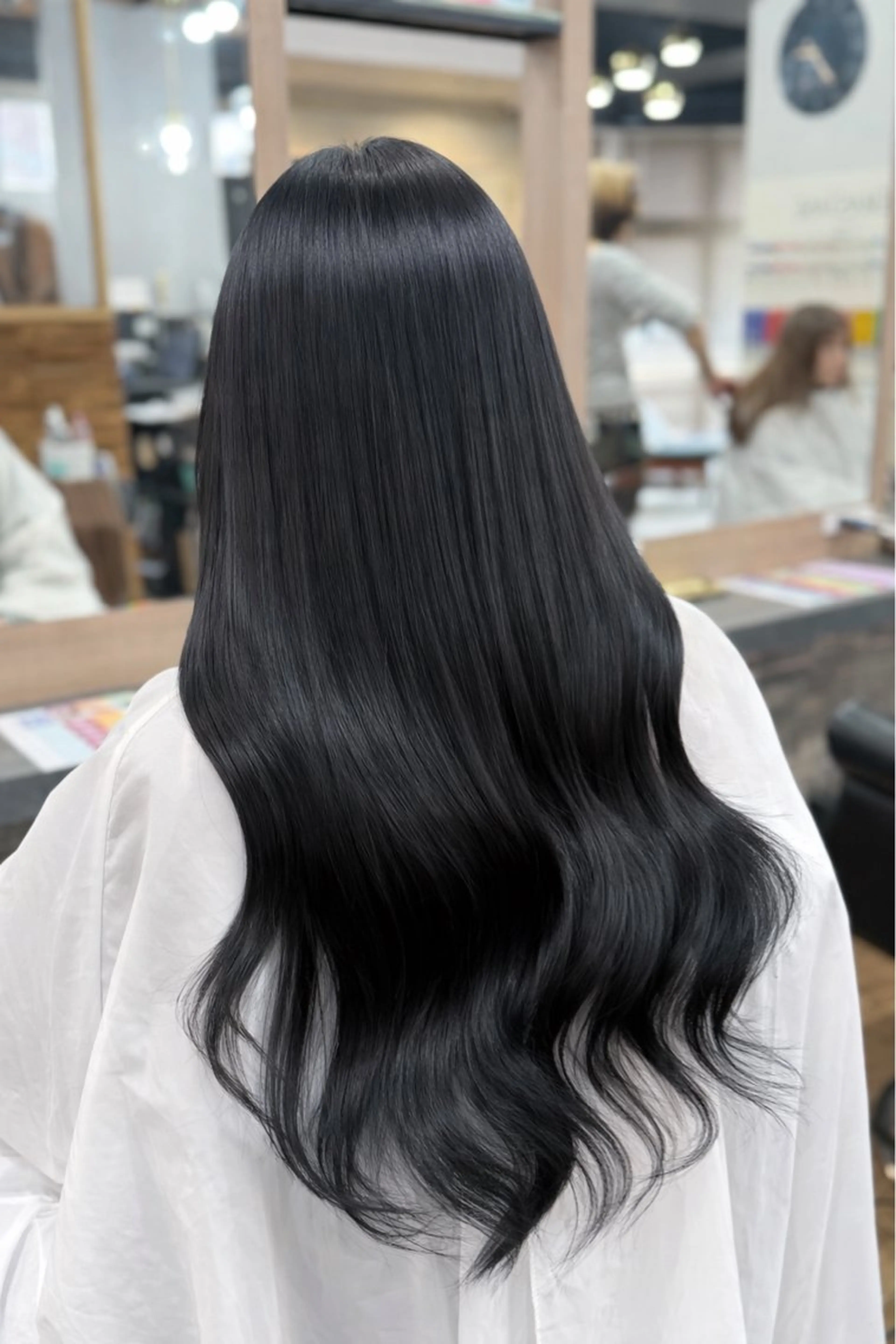 ロング カット ヘアカラー トリートメント エクステ ハイトーン/エクステ 横浜/RIEのヘアスタイル