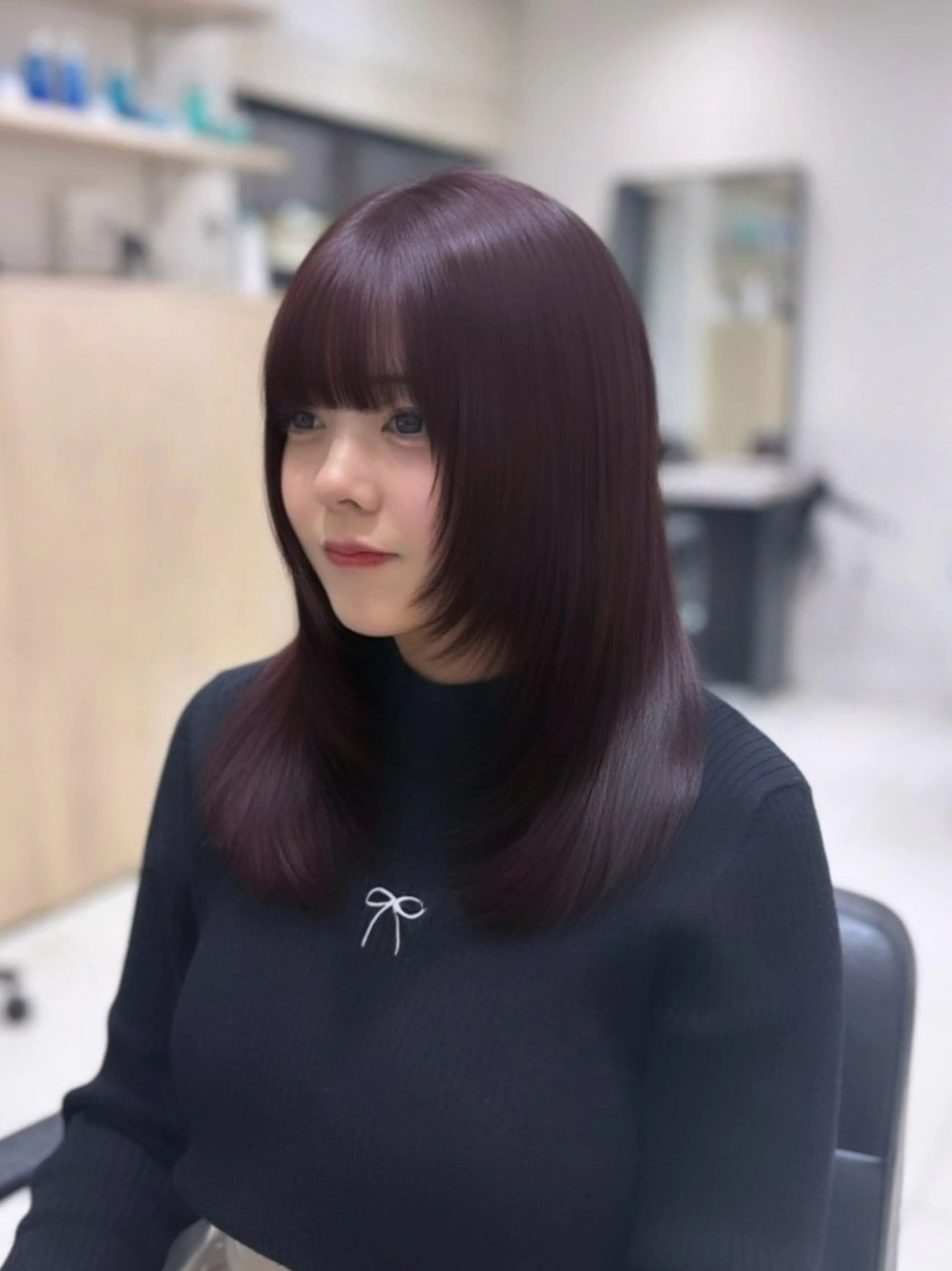 ミディアム カラー カット ヘアカラー Ririka/銀座/ Euphoria🎀のヘアスタイル