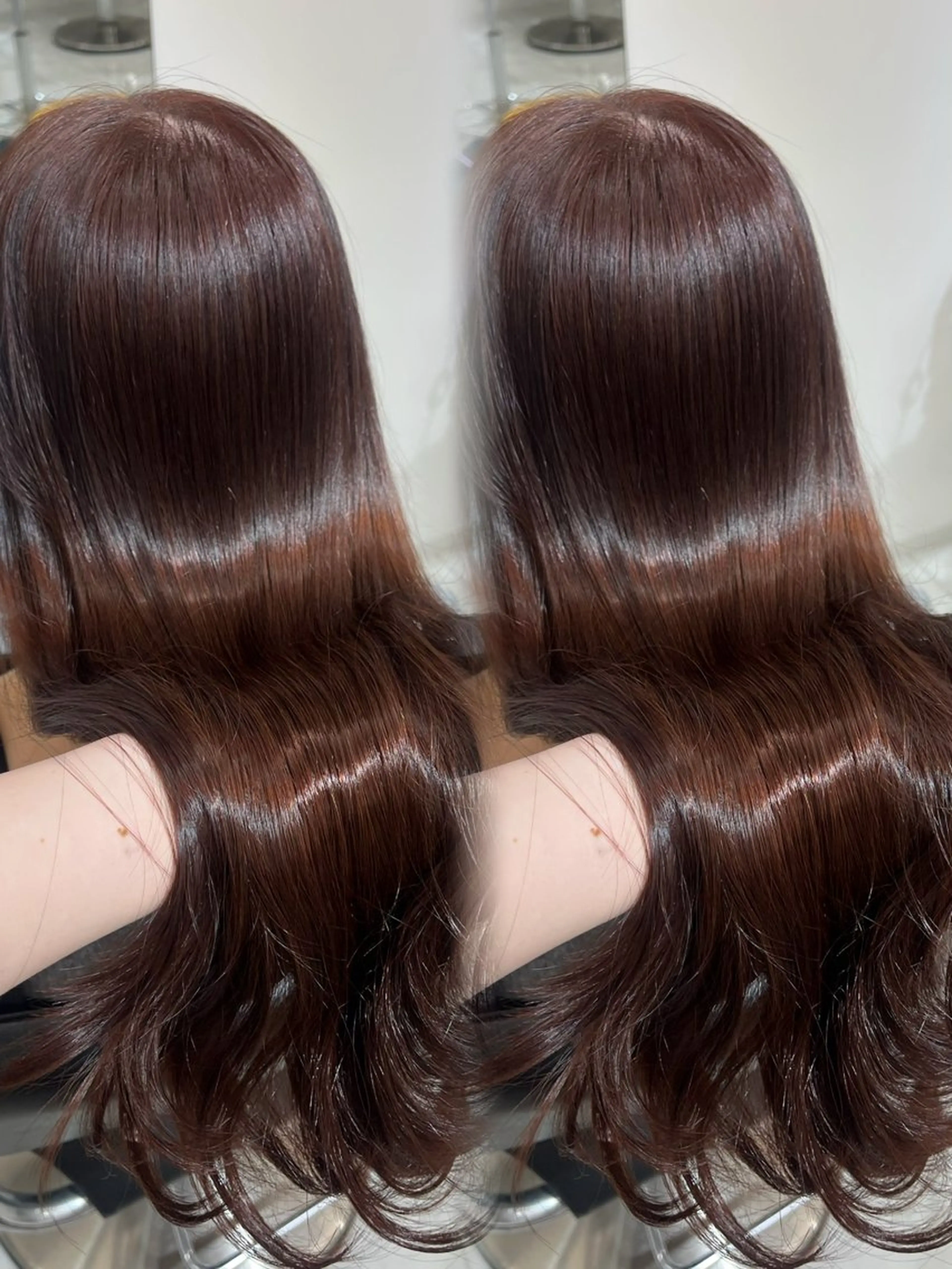 【𝒄𝒐𝒍𝒐𝒓+𝒕𝒓𝒆𝒂𝒕𝒎𝒆𝒏𝒕🫧】モテ艶ワンカラー/綺麗な髪色、質感に🪄♡♡の写真