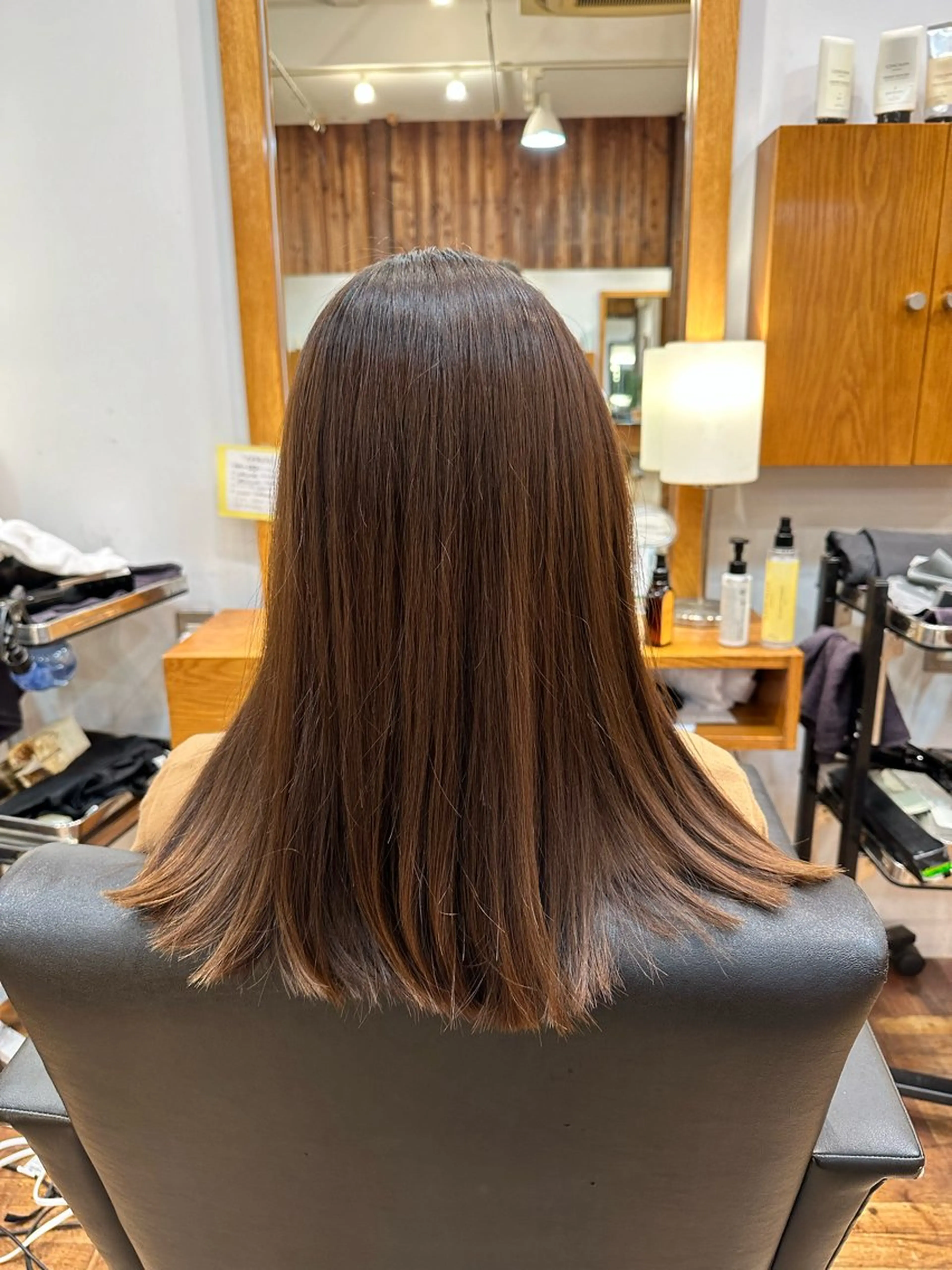 ロング カット 縮毛矯正 トリートメント Flor 上大岡 🌱山本一葉🌱のヘアスタイル