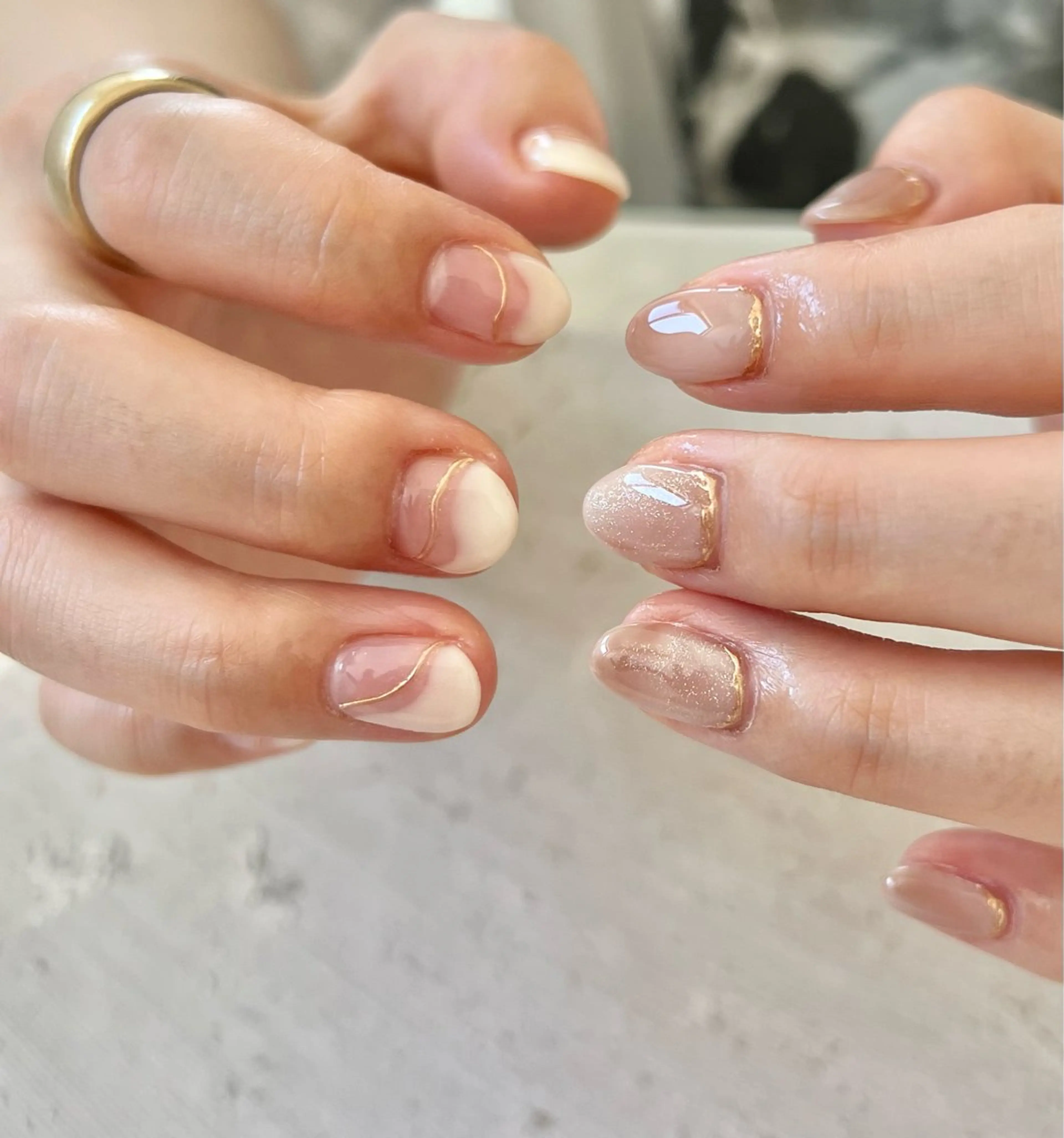 ネイル ニュアンスネイル nailroom amyのネイルデザイン