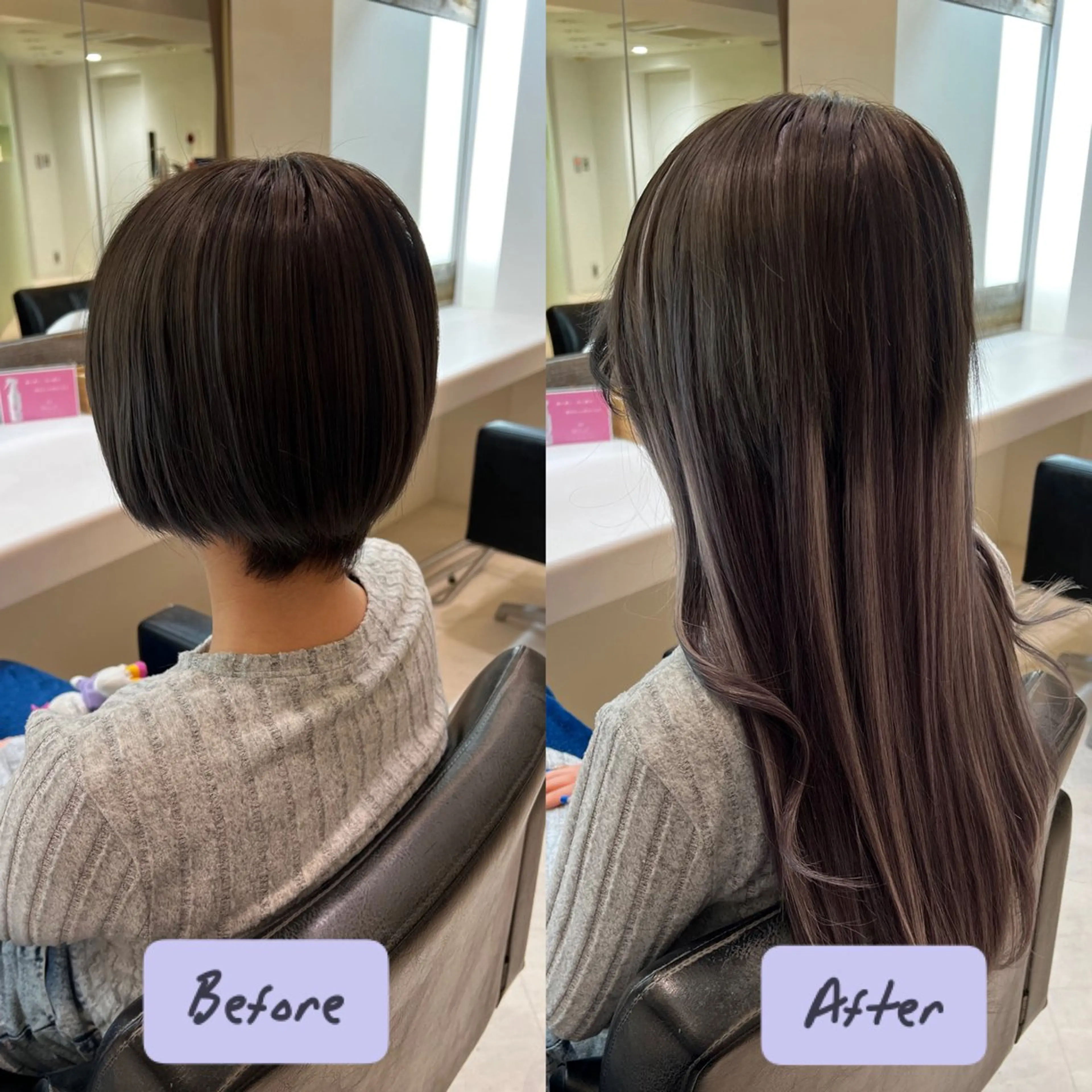 ショート 🤎艶感ベージュ/ ミルクティー🤎のヘアスタイル