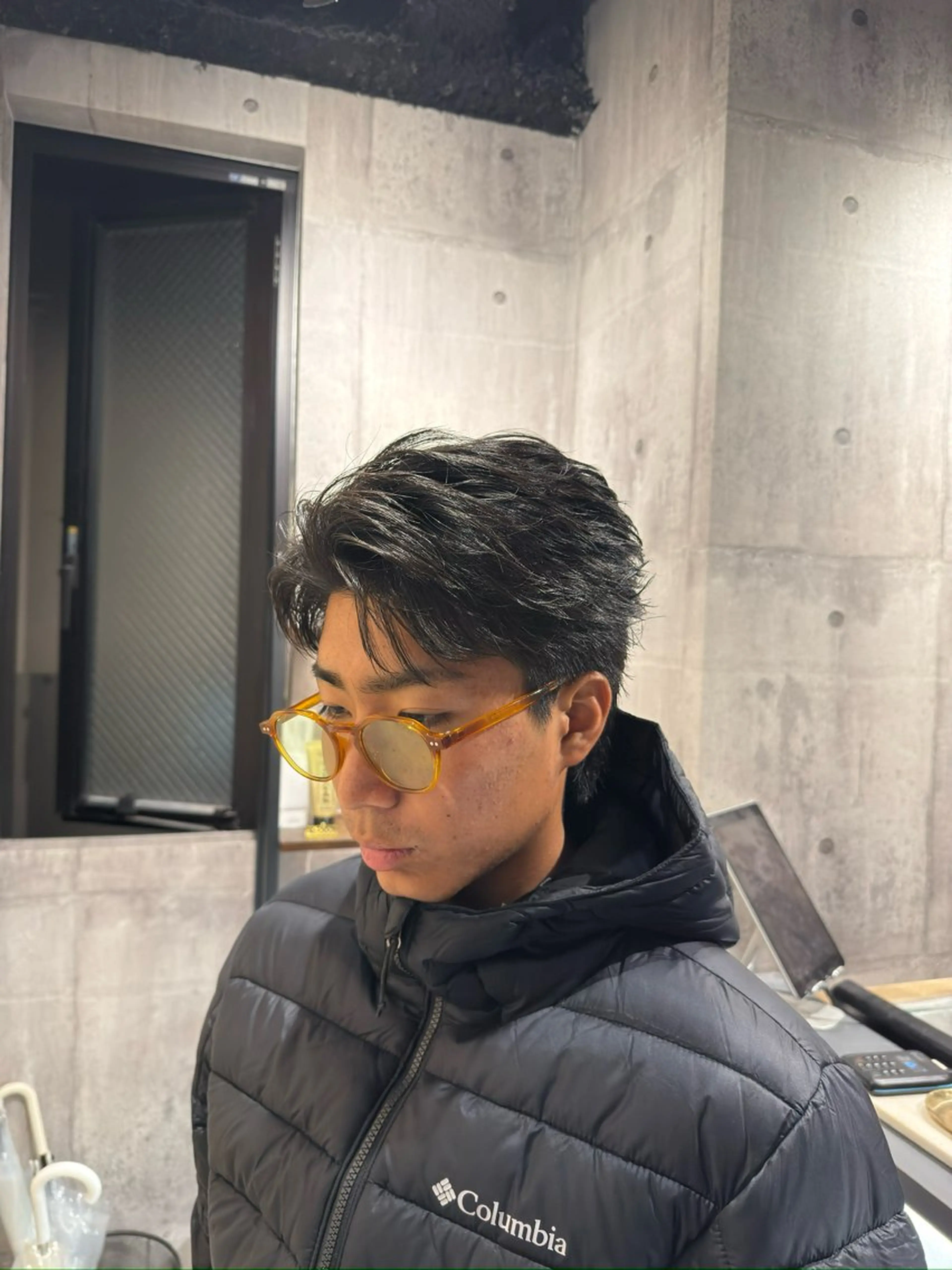 ショート メンズ 大阪梅田メンズサロン メンズパーマ荒川琢磨のヘアスタイル