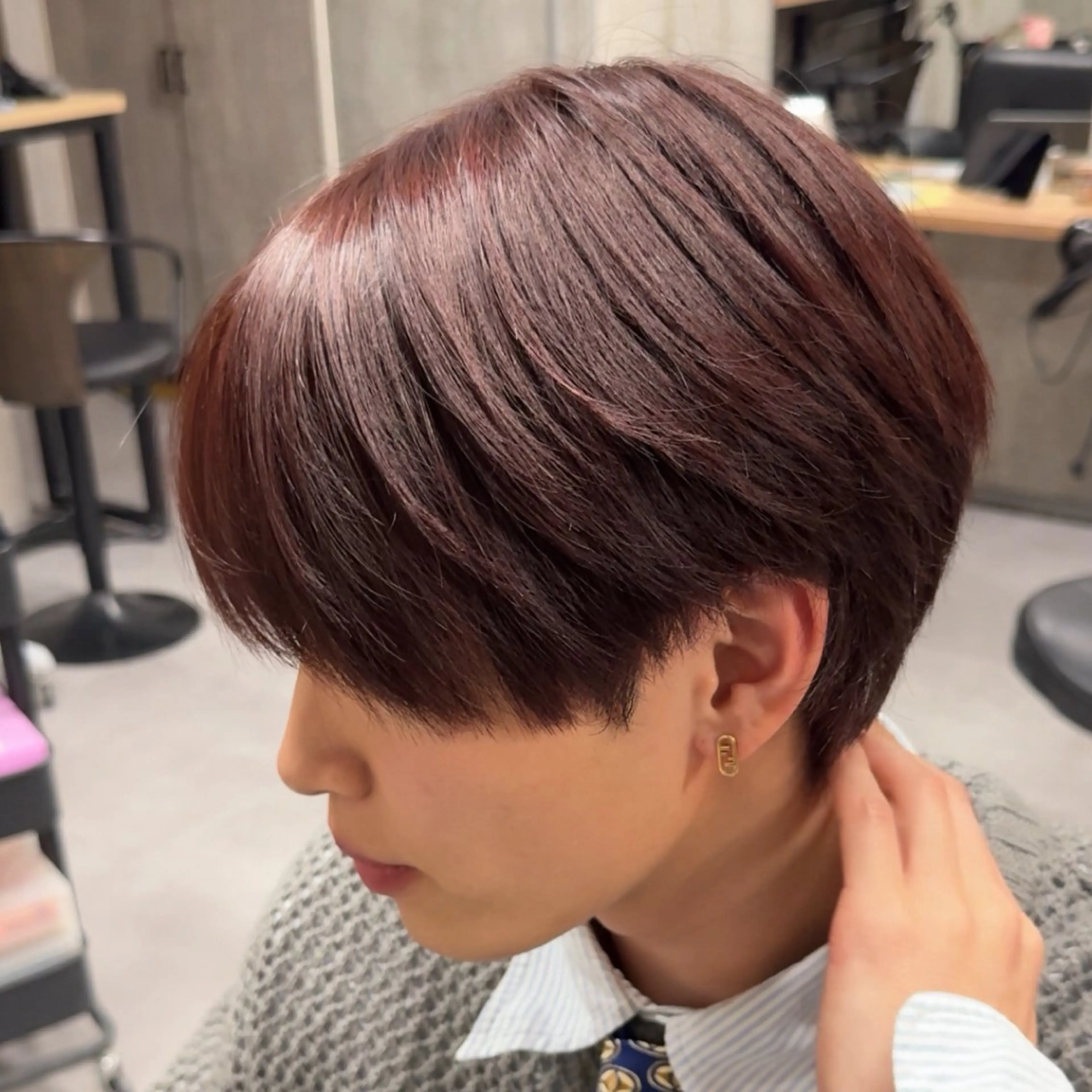 カラー メンズ カット ヘアカラー ‎🤍モテ/メンズ KEISHO🩶のヘアスタイル