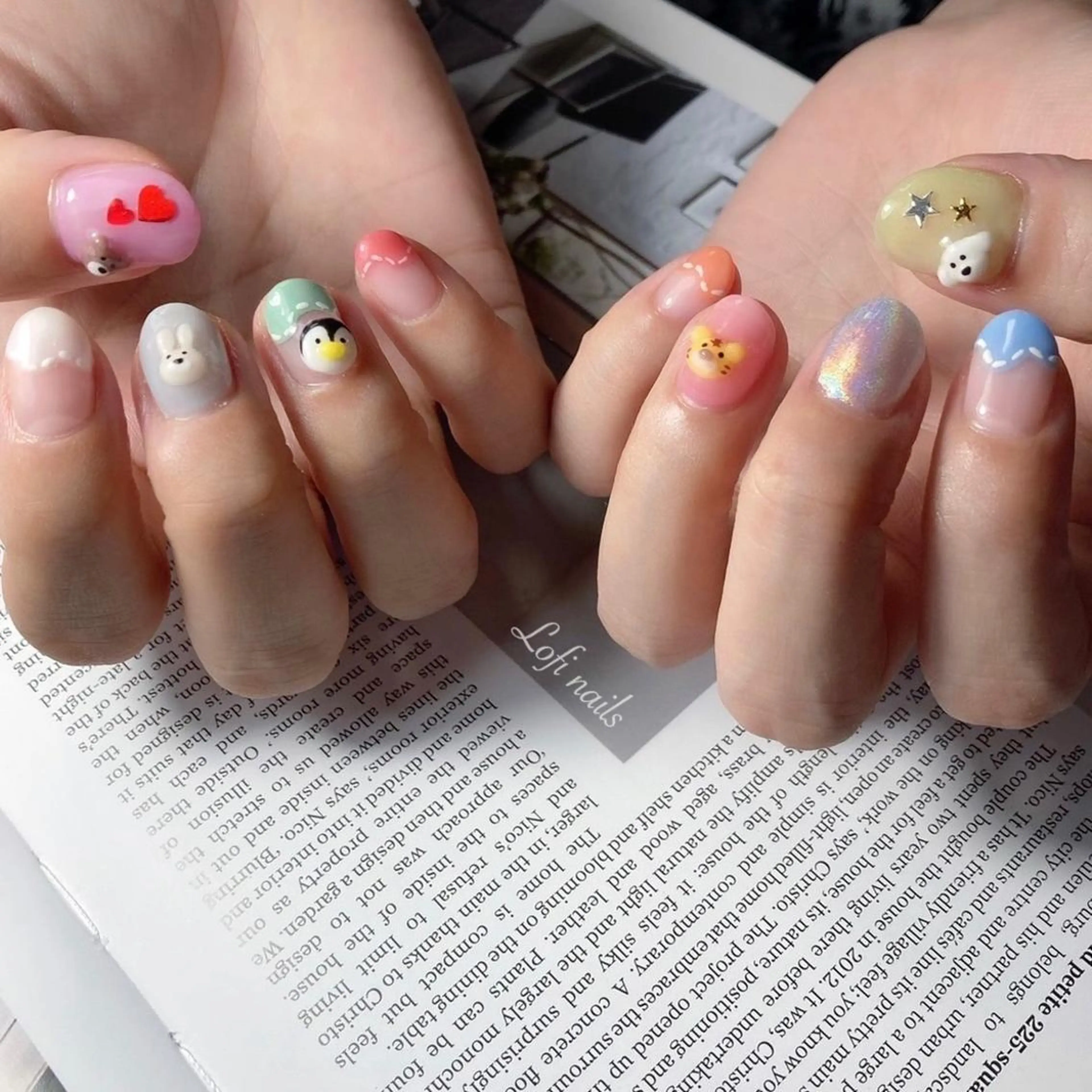 ショート ネイル Lofi nails ゆきこのネイルデザイン