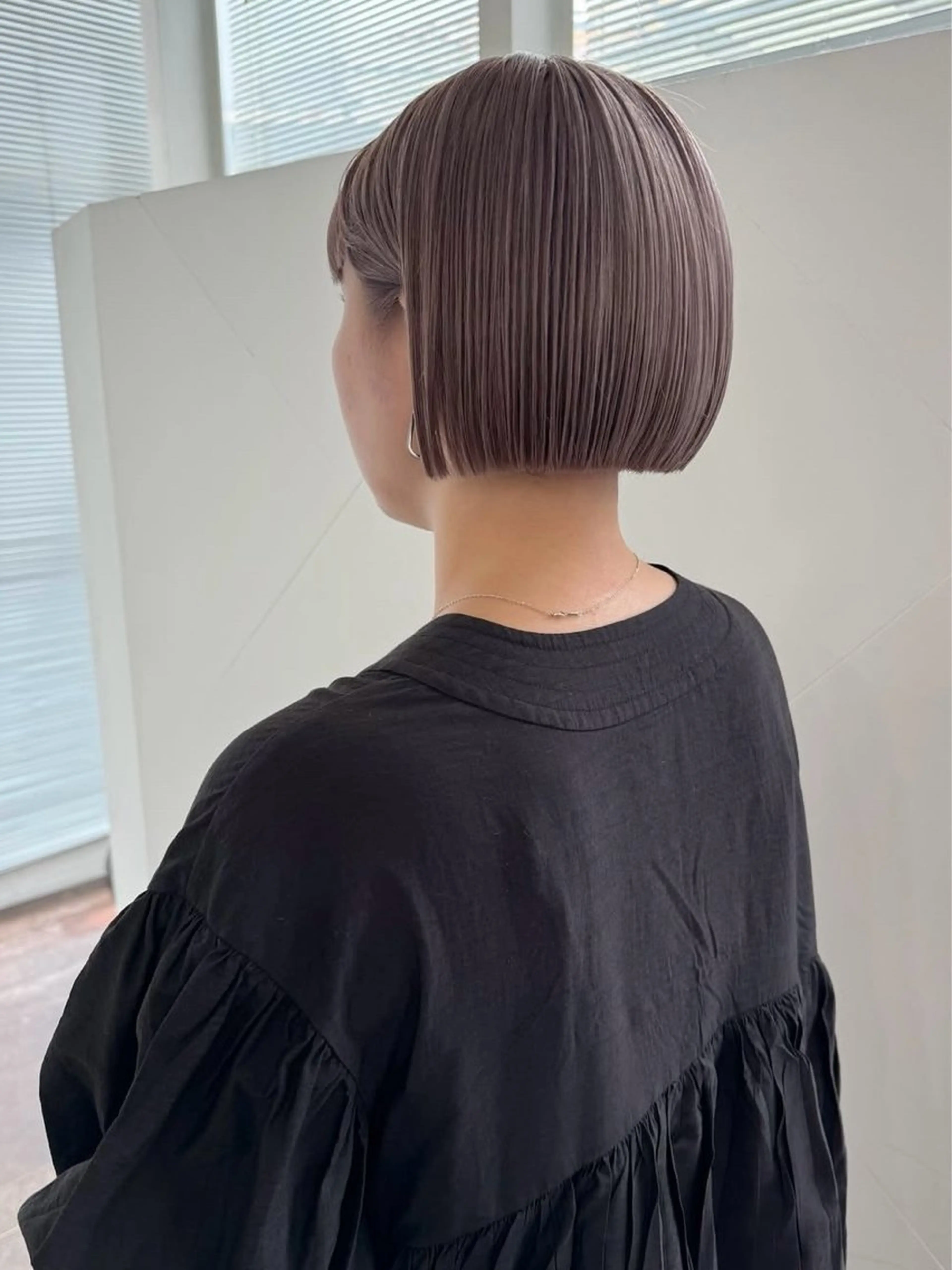 地毛風縮毛矯正➕透明感カラー➕silkトリートメントの写真
