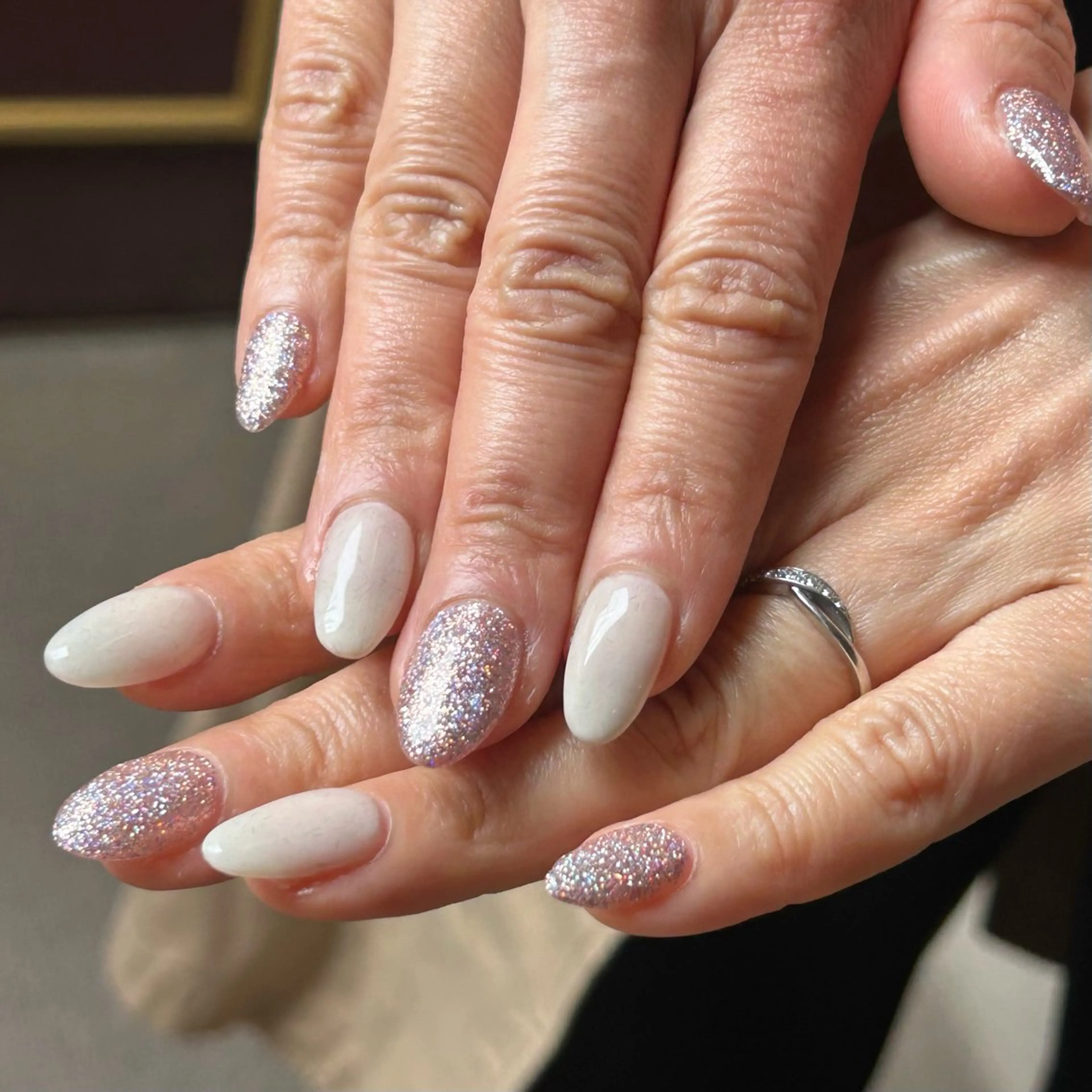 ネイル オーロラネイル 桜ネイル フラワーネイル フットネイル フレンチネイル ハンドネイル mogunail &blowのネイルデザイン