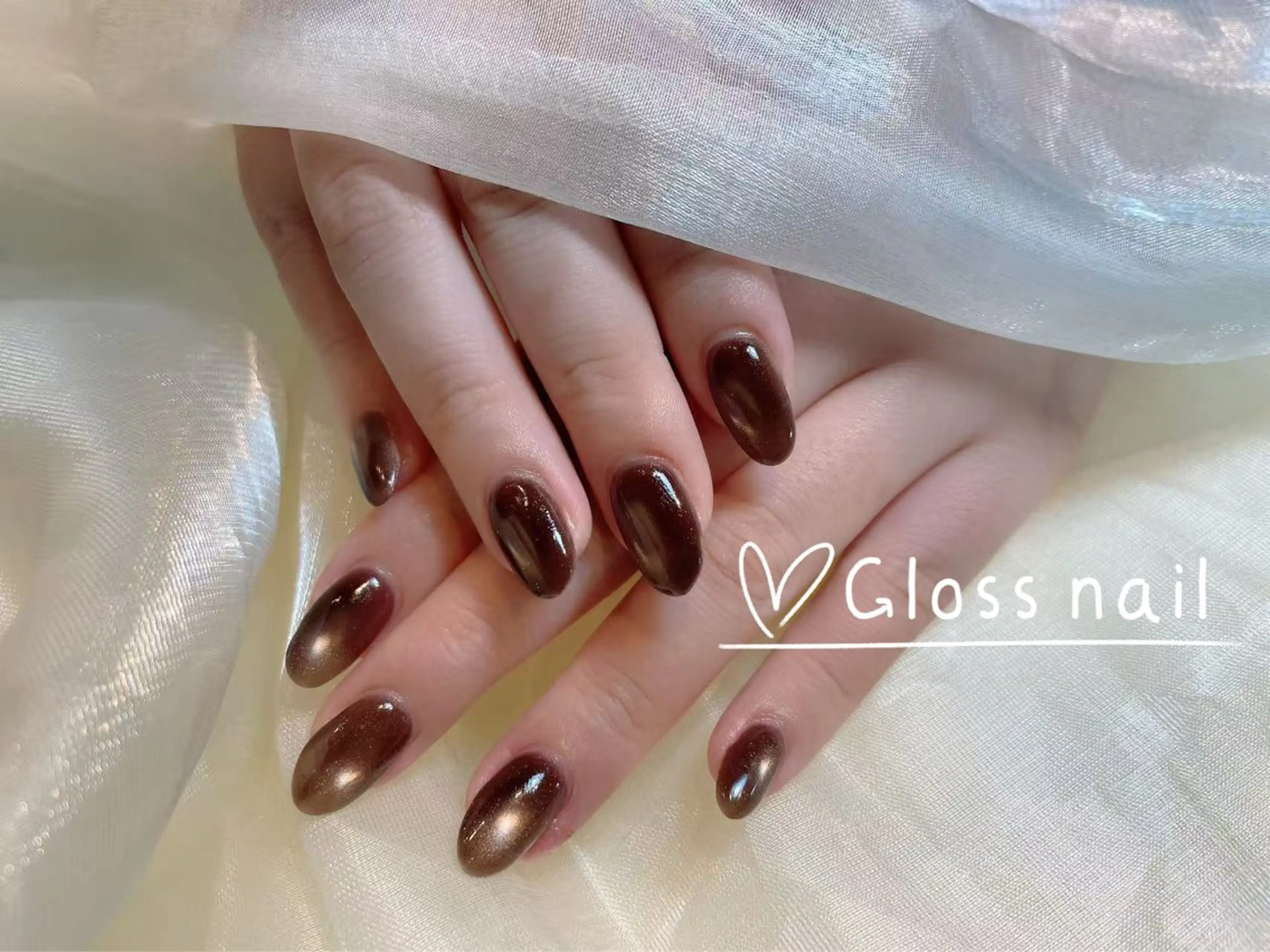 ショート カラー miho🍎 Gloss nailのネイルデザイン