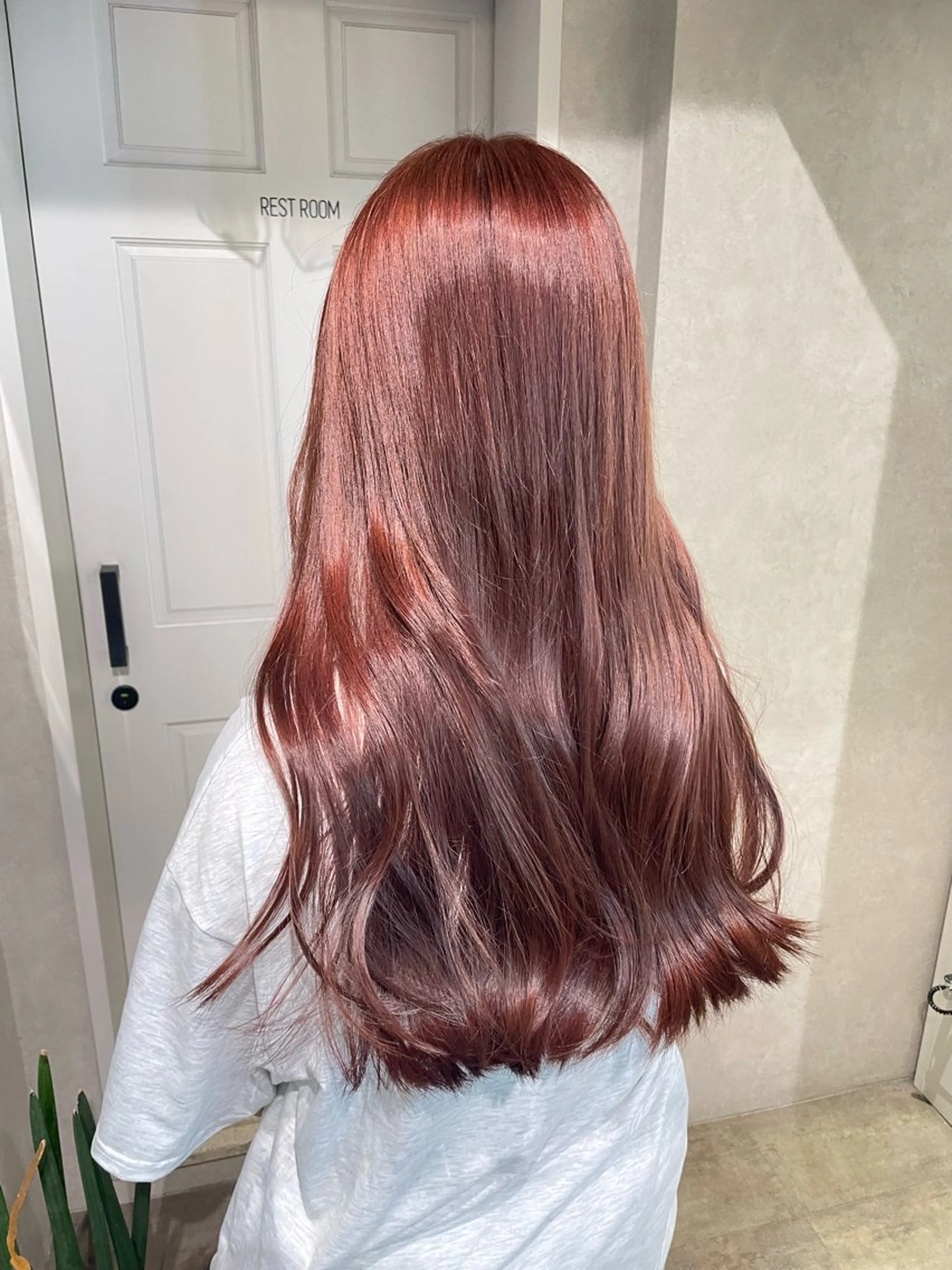 ロング カラー ブリーチ ブラウンカラー ダブルカラー ブリーチなしカラー ピンクカラー ヘアカラー ナチュラル透明感🌱 小山美樹子のヘアスタイル