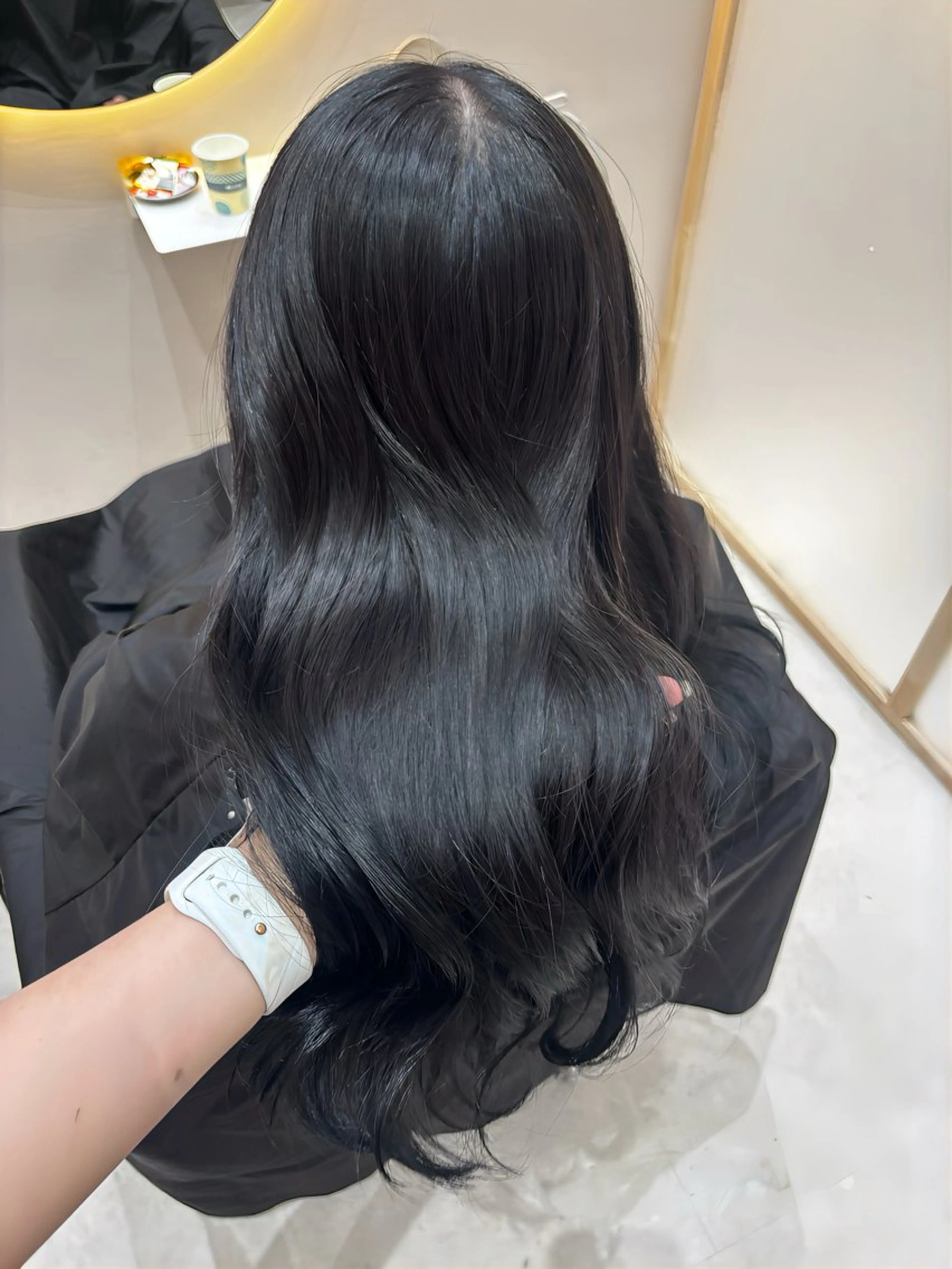 ロング カット ヘアカラー トリートメント 韓国レイヤーカット/ 🩶HARUKA🩶のヘアスタイル