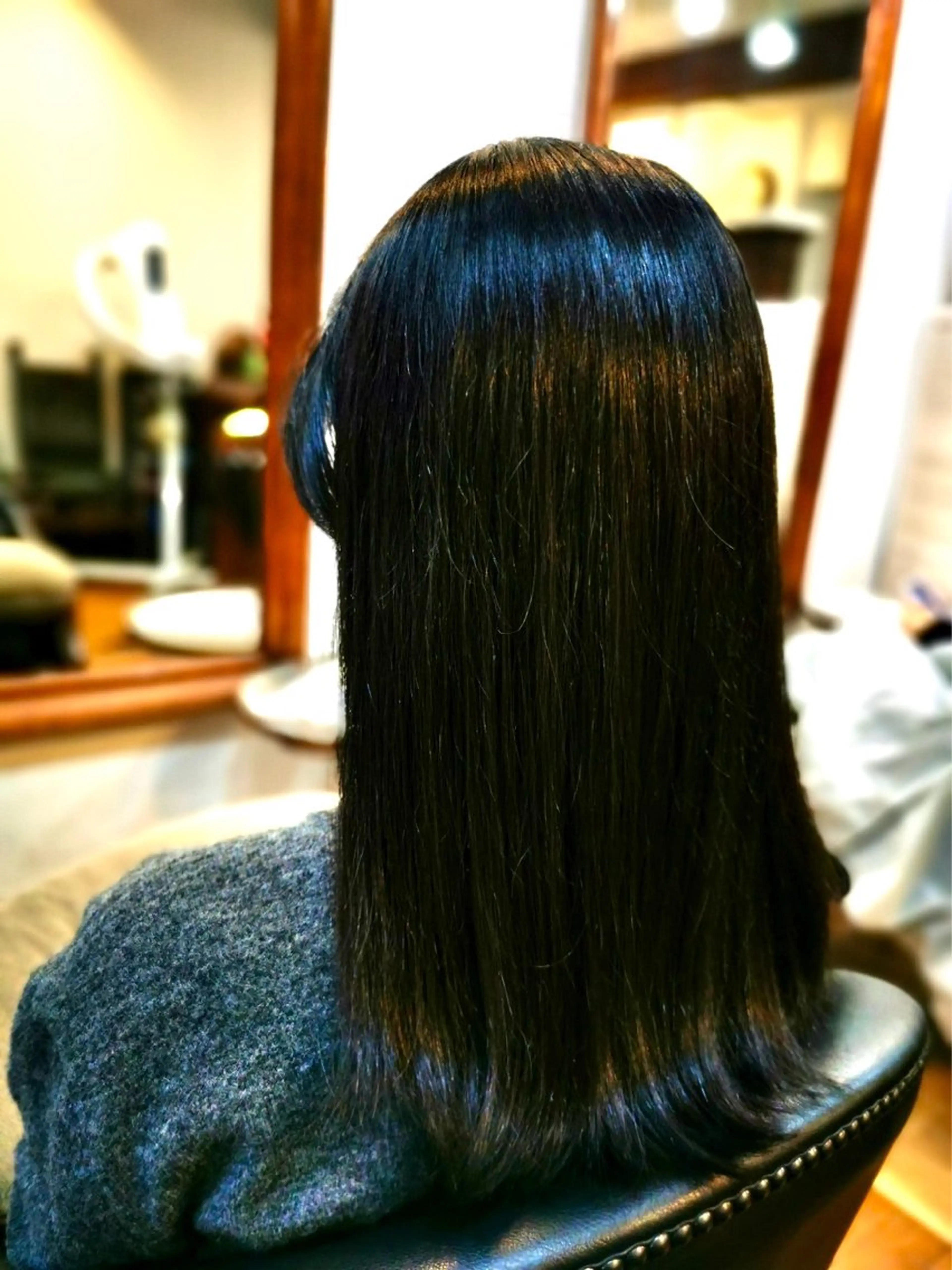 ロング 上間 洋子のヘアスタイル