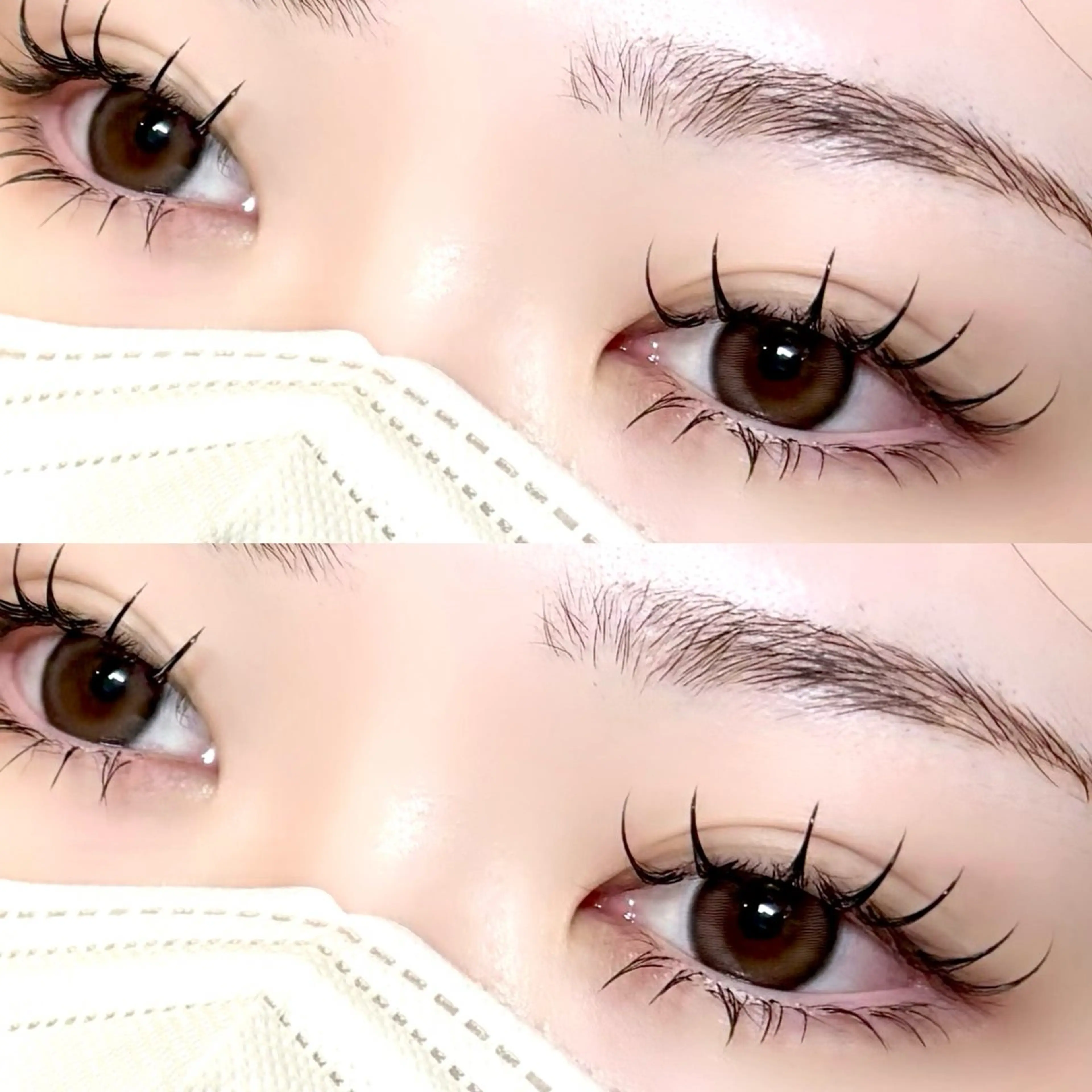 フラットラッシュシングルエクステ120本➕下エク30本🩵付け足し◎の写真