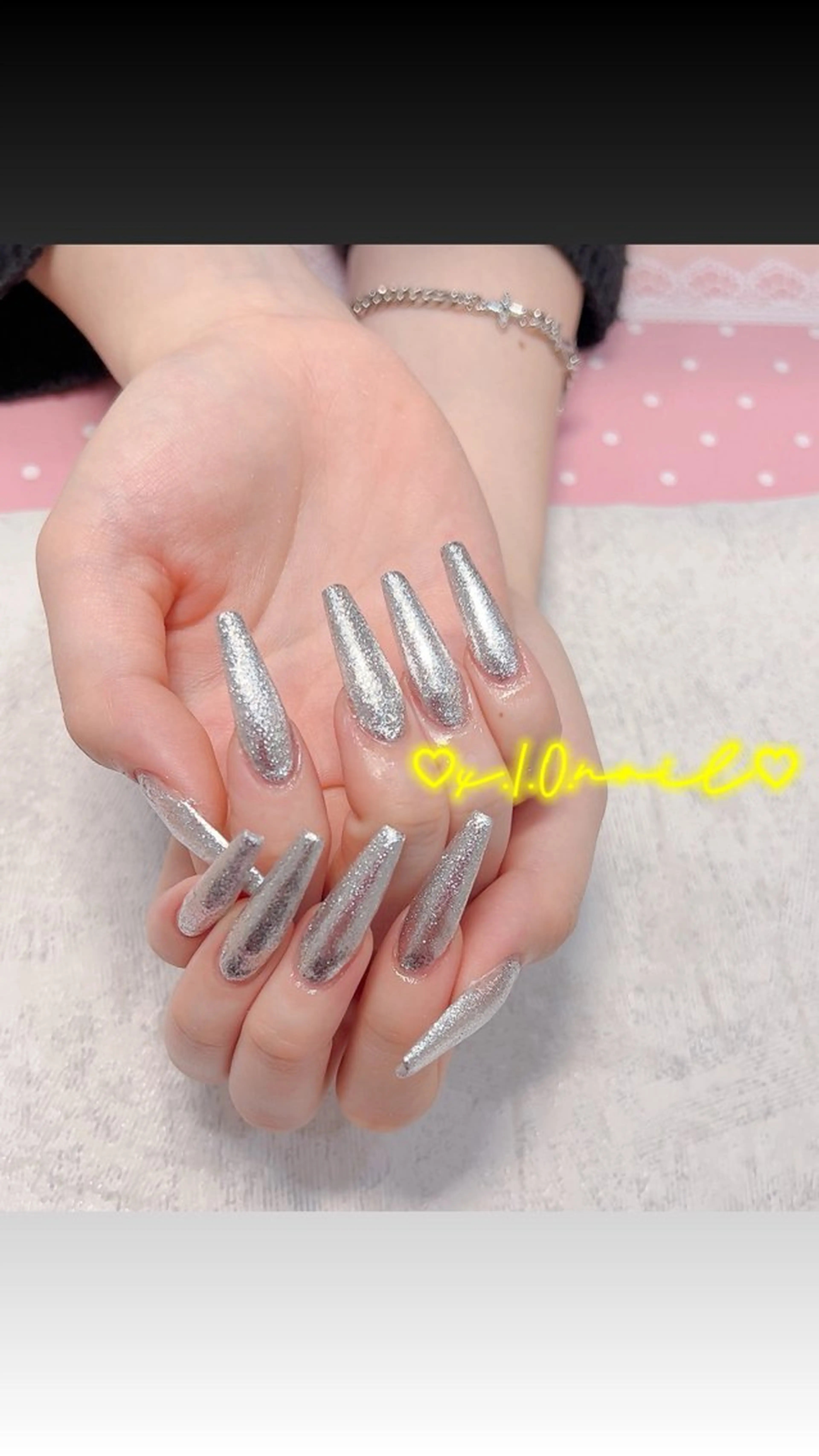 ネイル 成人式 長さ出し ロングネイル ワンカラーネイル スカルプネイル x.1.0.nail ♡Cのネイルデザイン