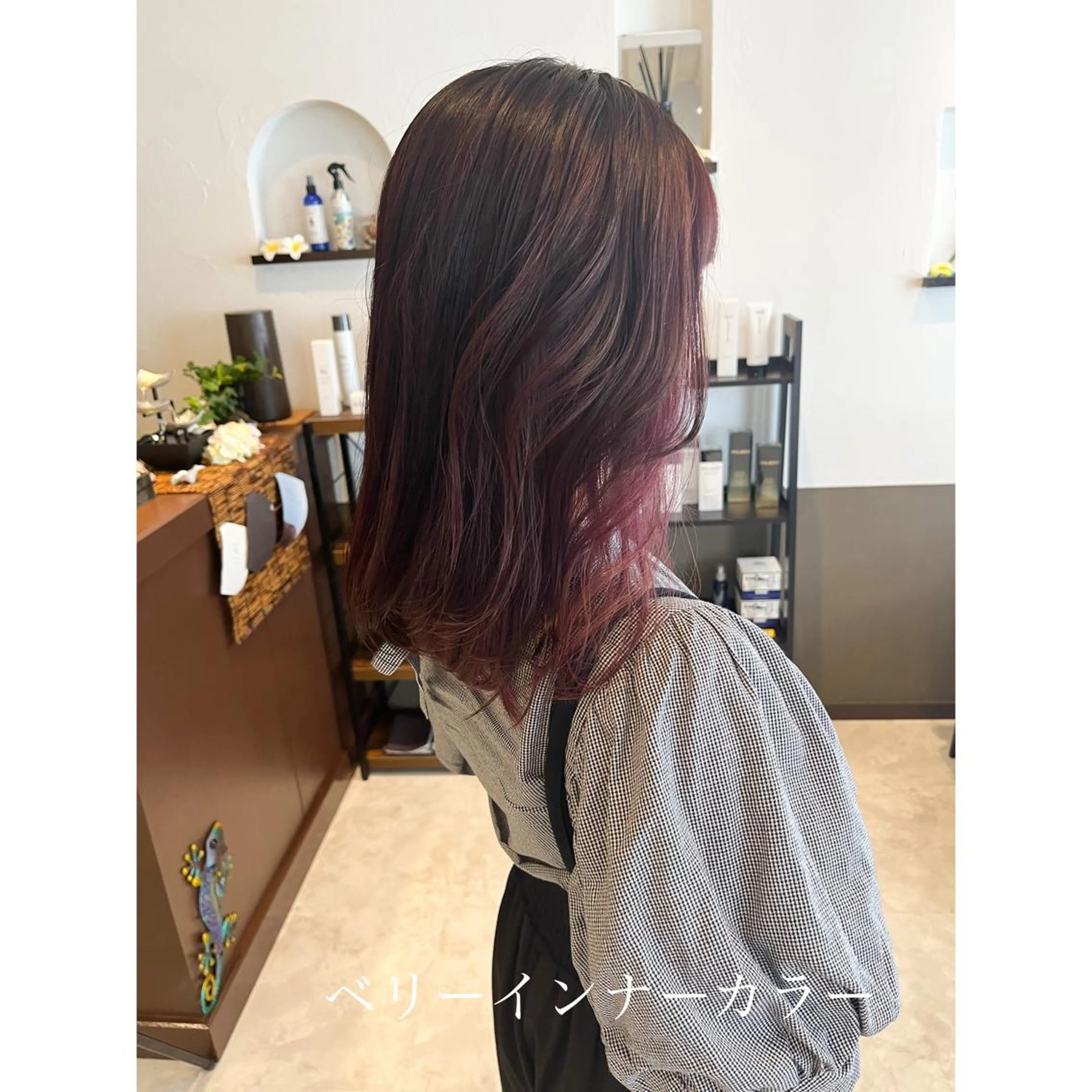 ミディアム カラー 坂井田 浩樹のヘアスタイル