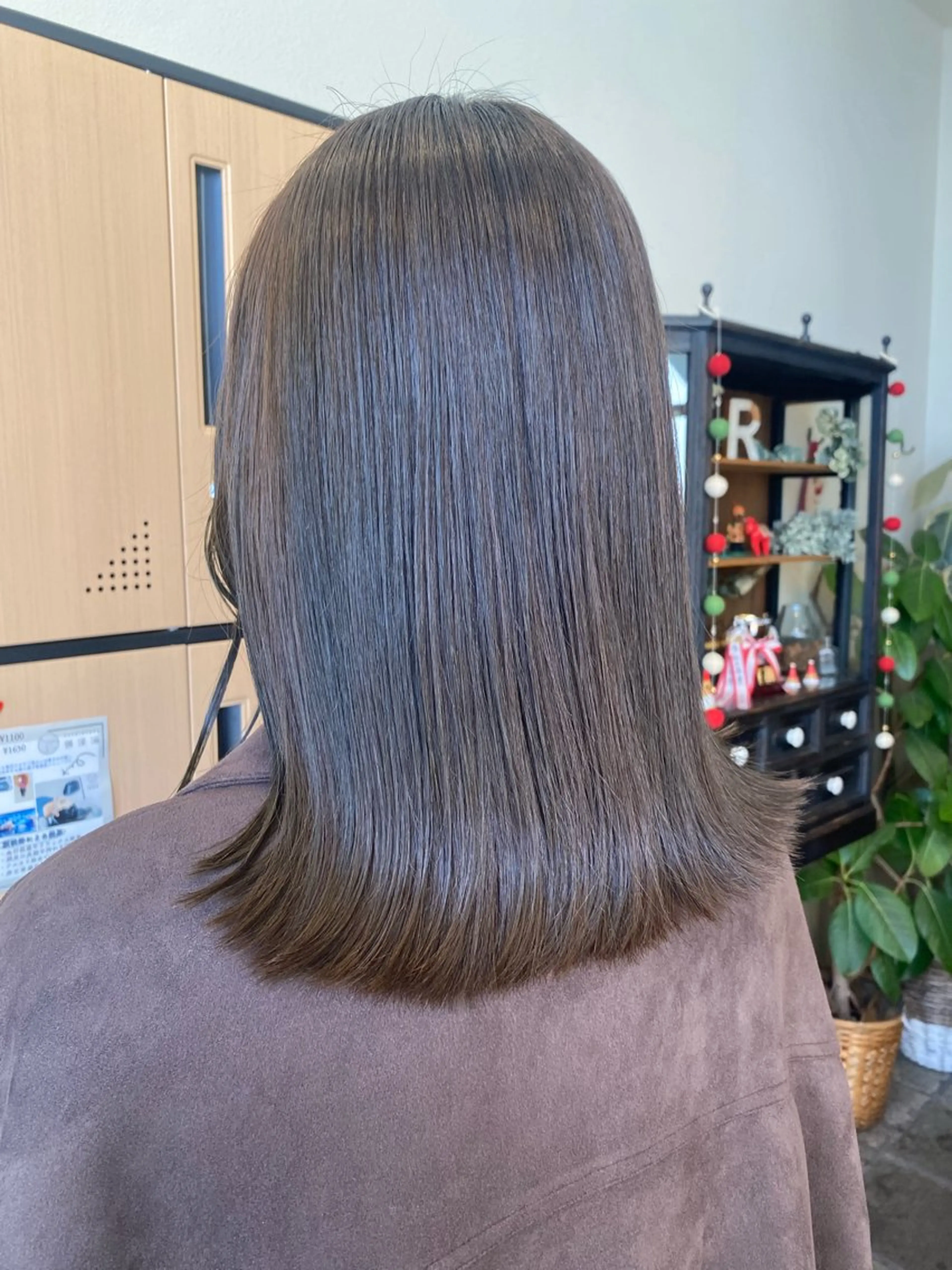 ミディアム カラー 透明感カラー/ 小顔カット/ミヅキのヘアスタイル