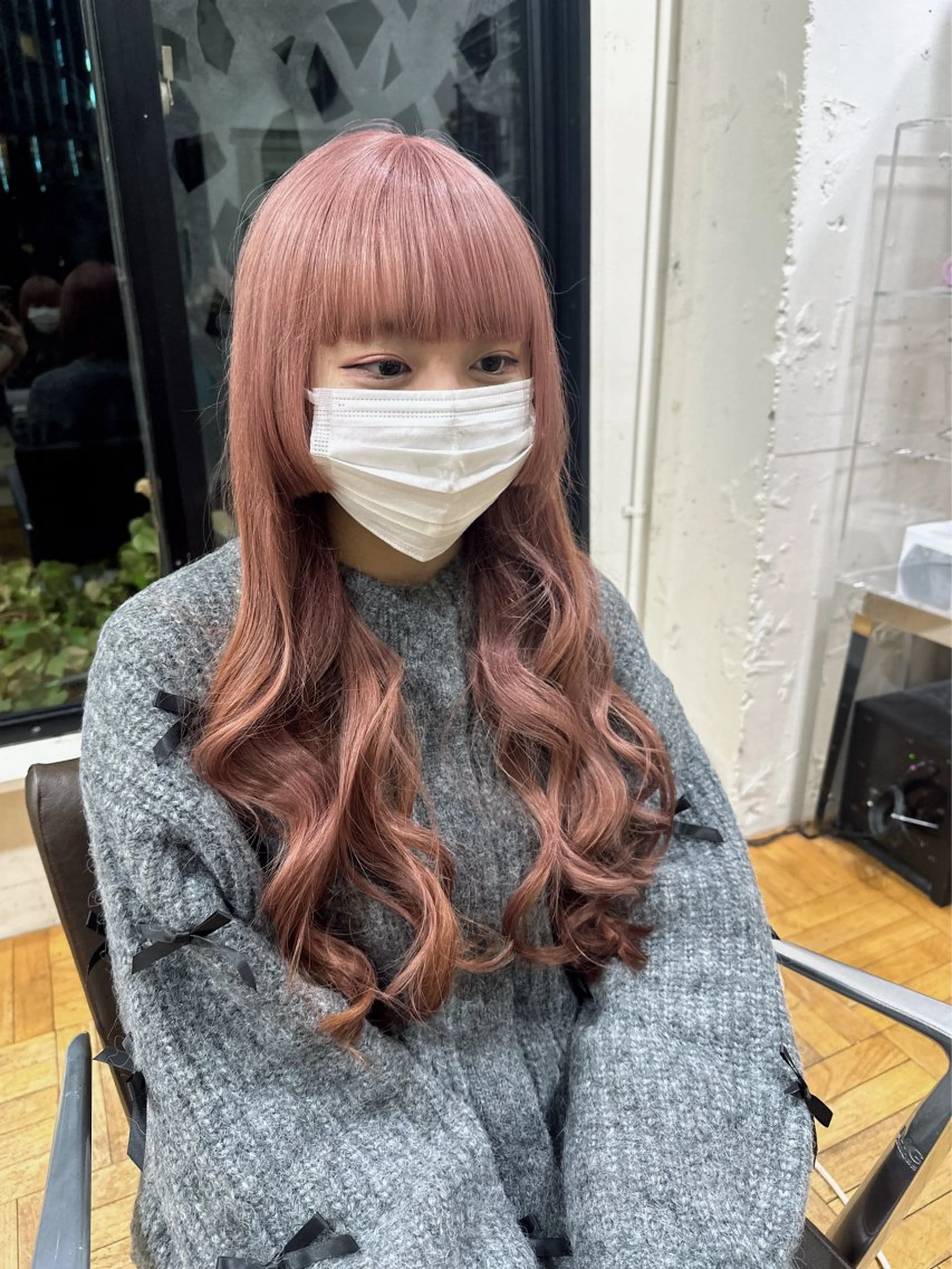 ロング ヘアカラー レイヤー／ボブ ／るかのヘアスタイル