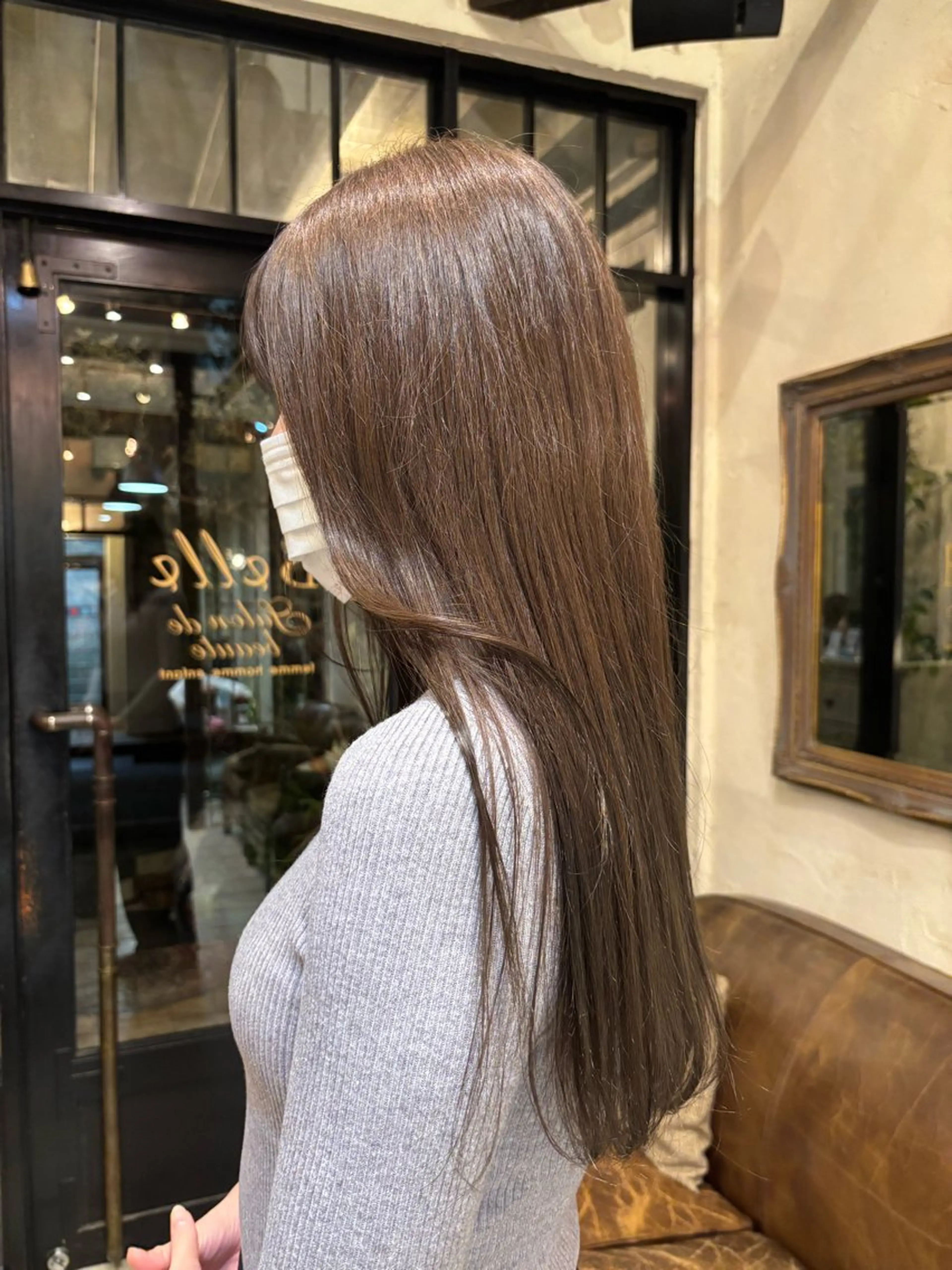 ロング カラー ブリーチ ブリーチなしカラー suzu🌼 /銀座のヘアスタイル