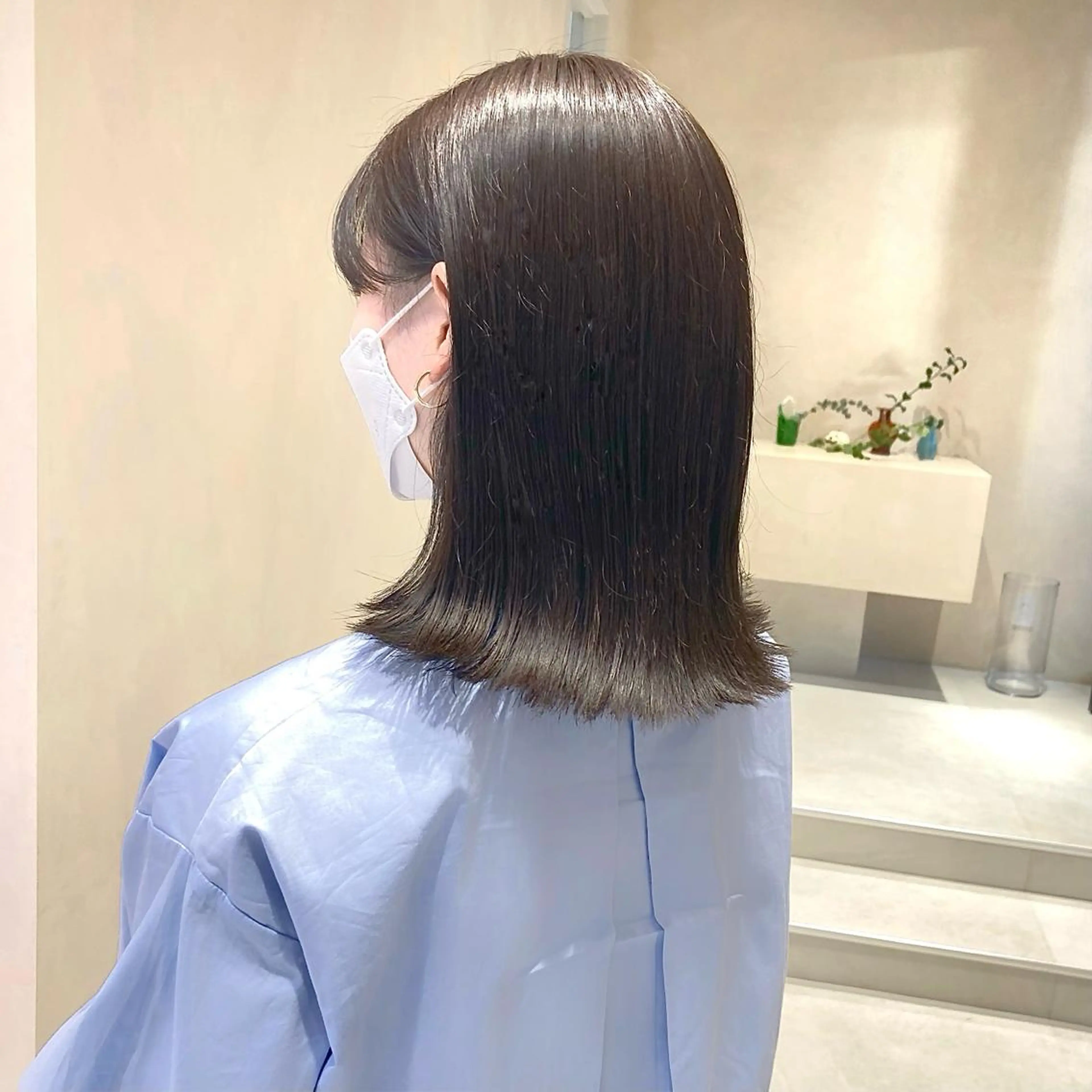 ミディアム カラー 髪質改善 トリートメント MURANAKA RYOのヘアスタイル