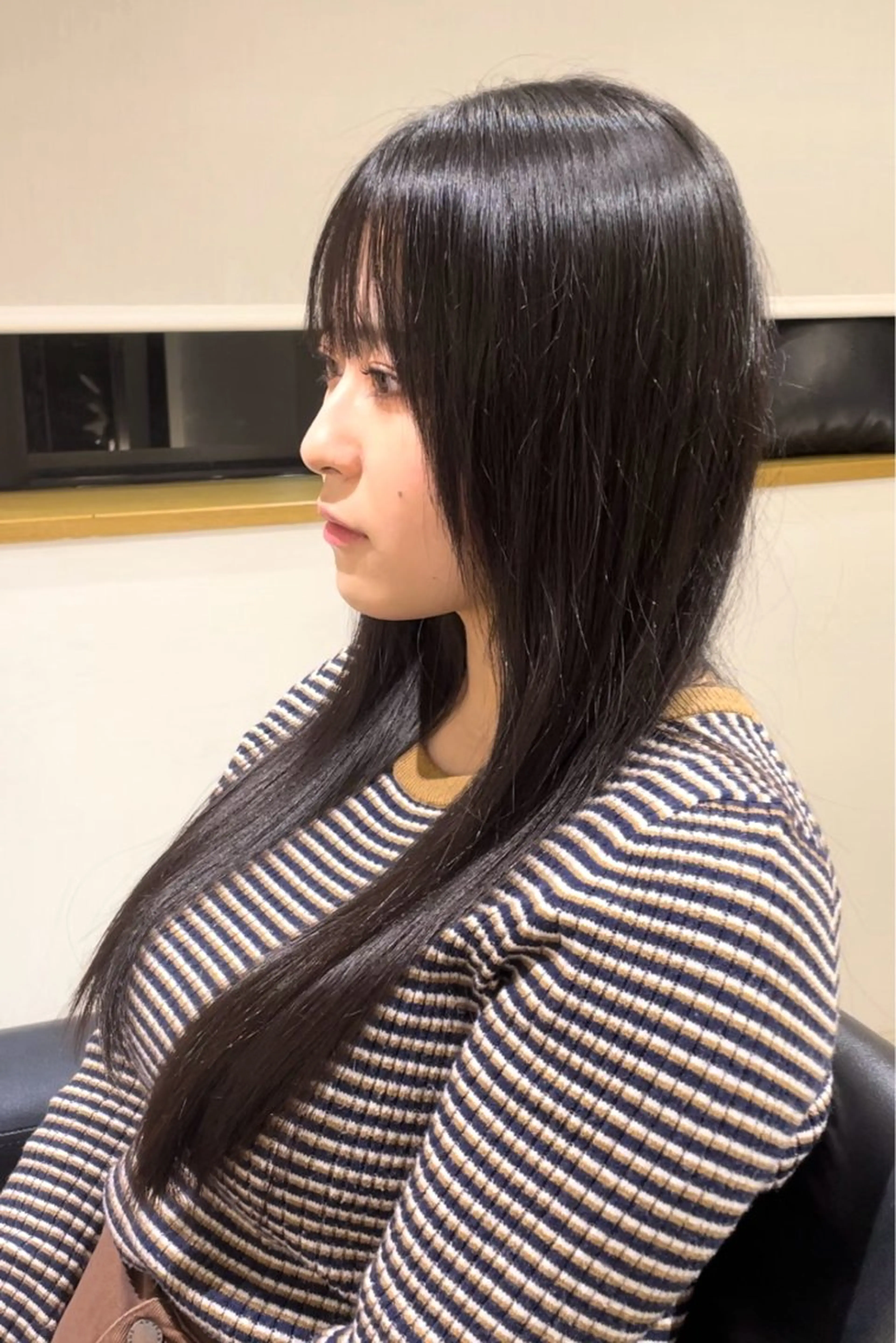 セミロング 長町/酸性ストレート /曲がる縮毛矯正のヘアスタイル