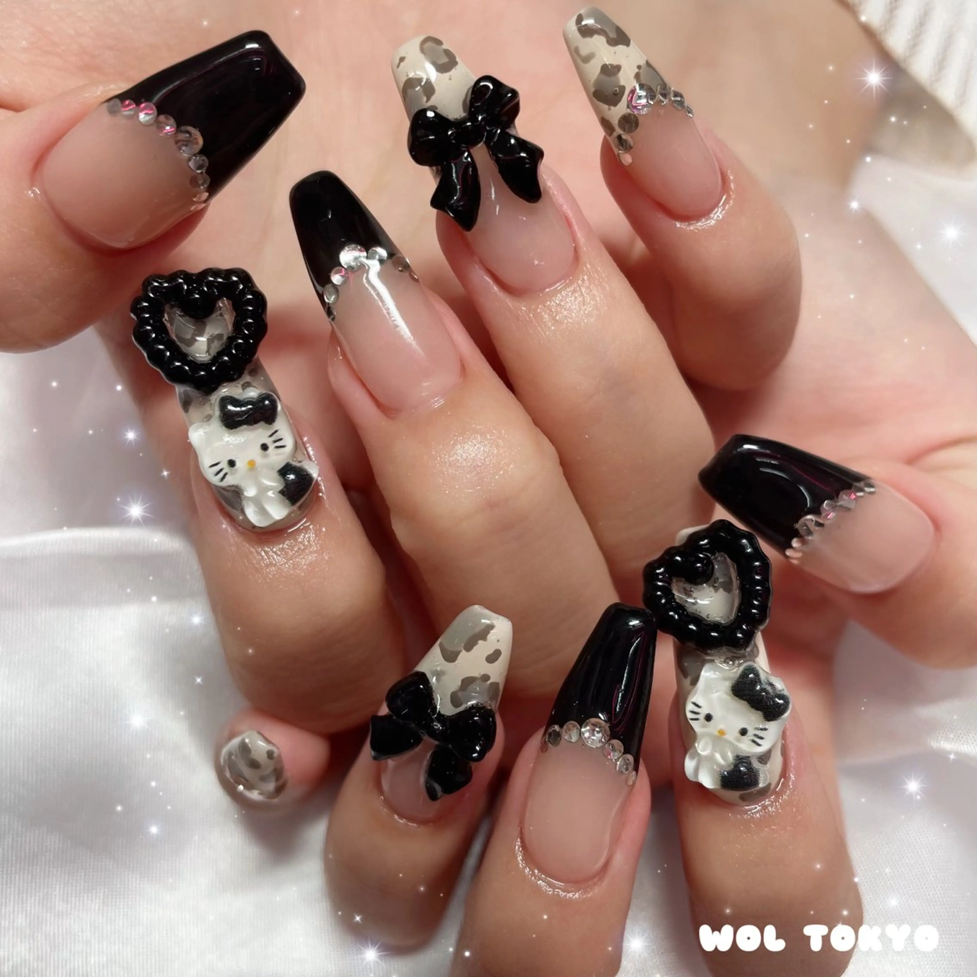 ネイル アニマル柄 ハンドネイル 💕WOLTOKYO 池袋💕maiのネイルデザイン