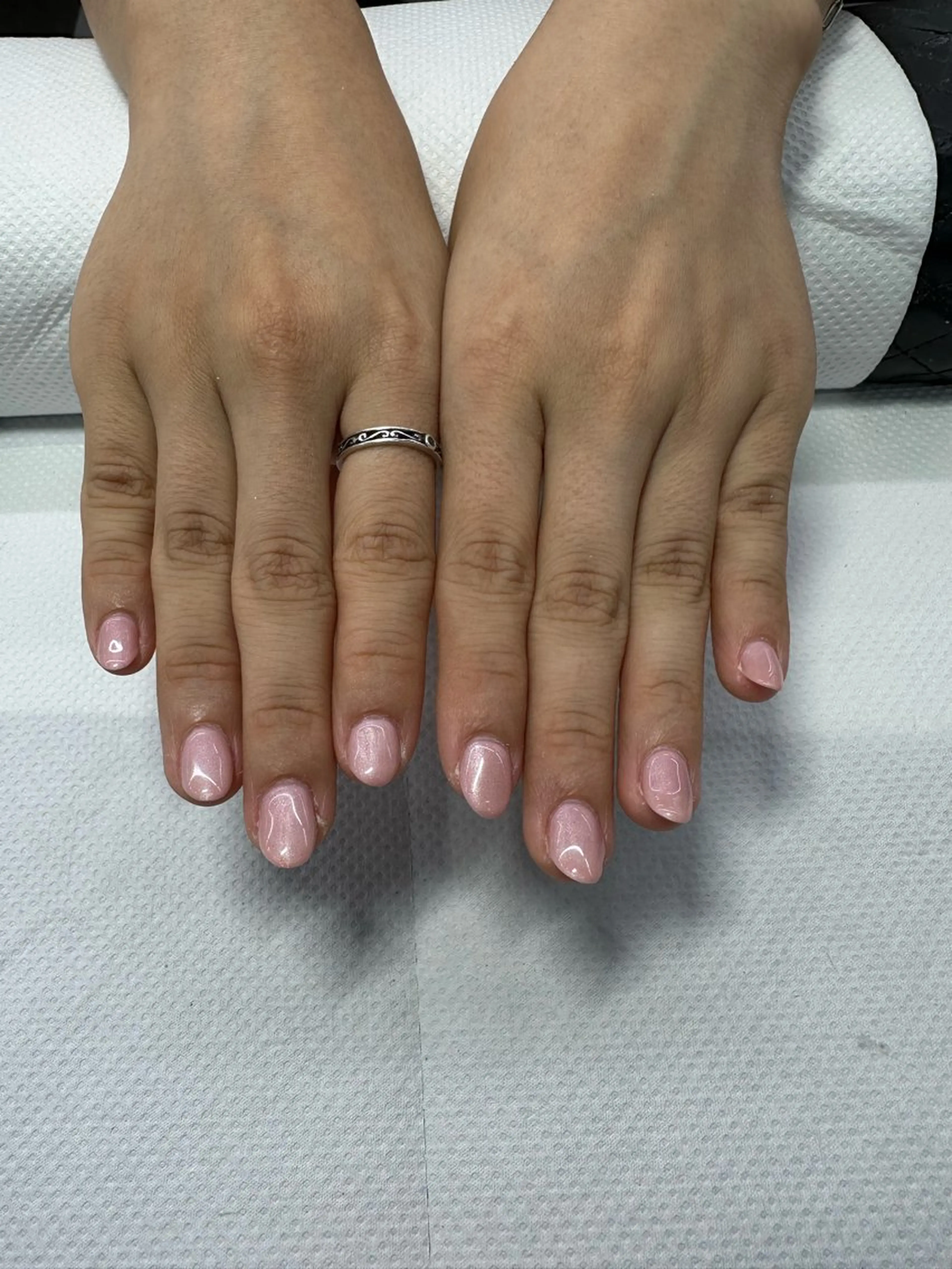 ネイル ワンカラーネイル 坪田 優花のネイルデザイン