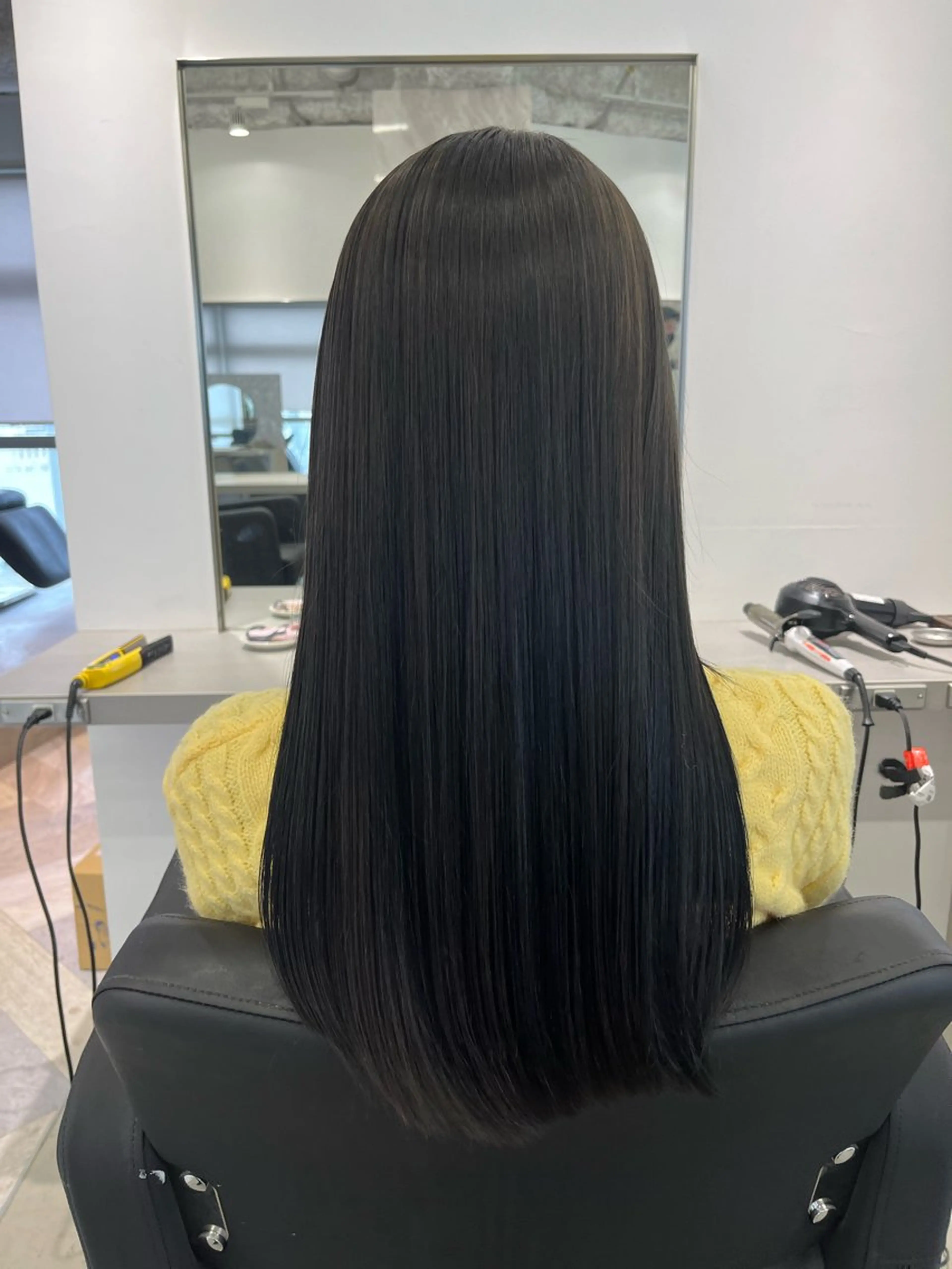 ロング 縮毛矯正 トリートメント 🏅EIGHT難波/ 【店長】タモツのヘアスタイル