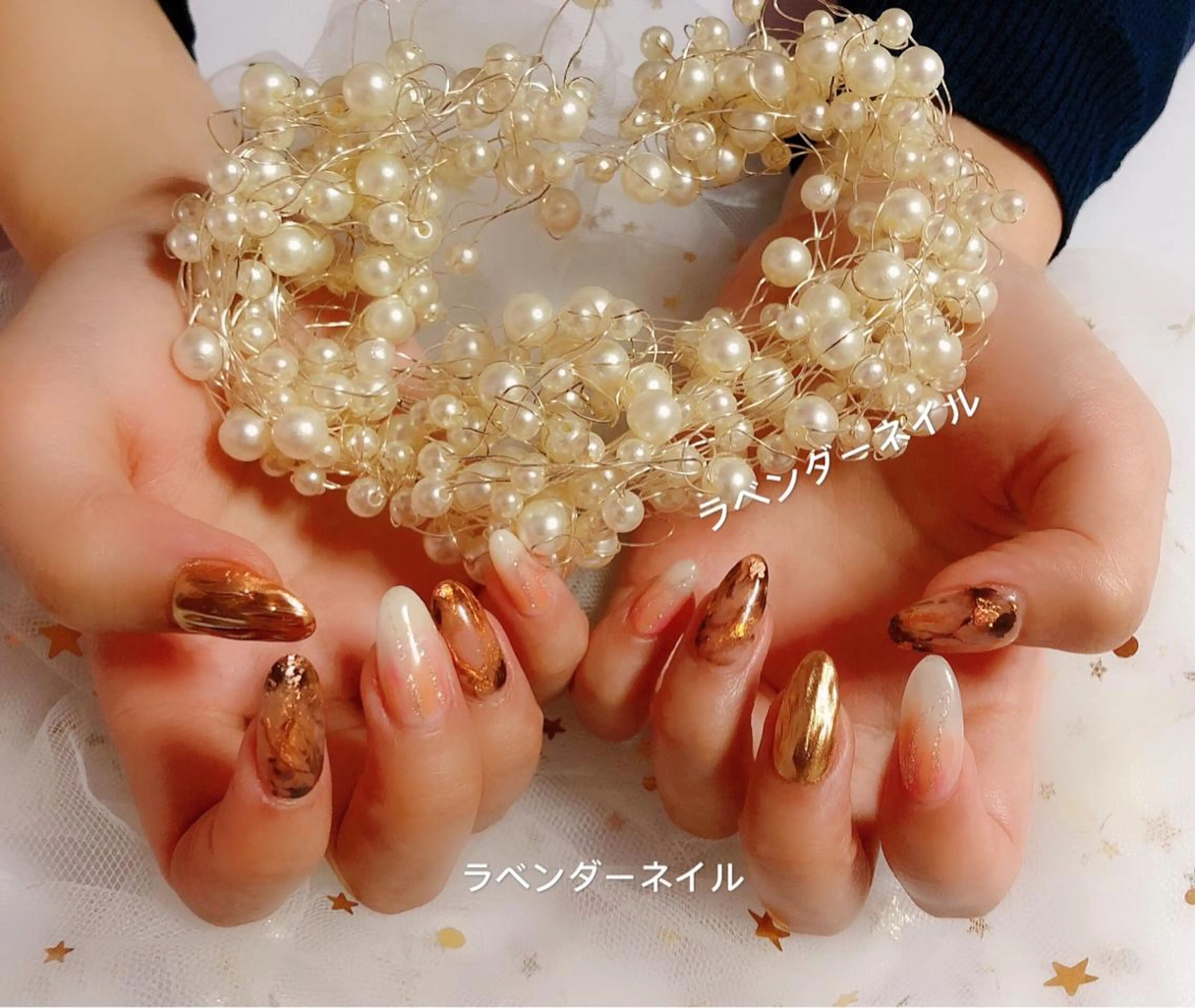 ネイル ラベンダー💖日暮里 ルル💖ネイルのネイルデザイン