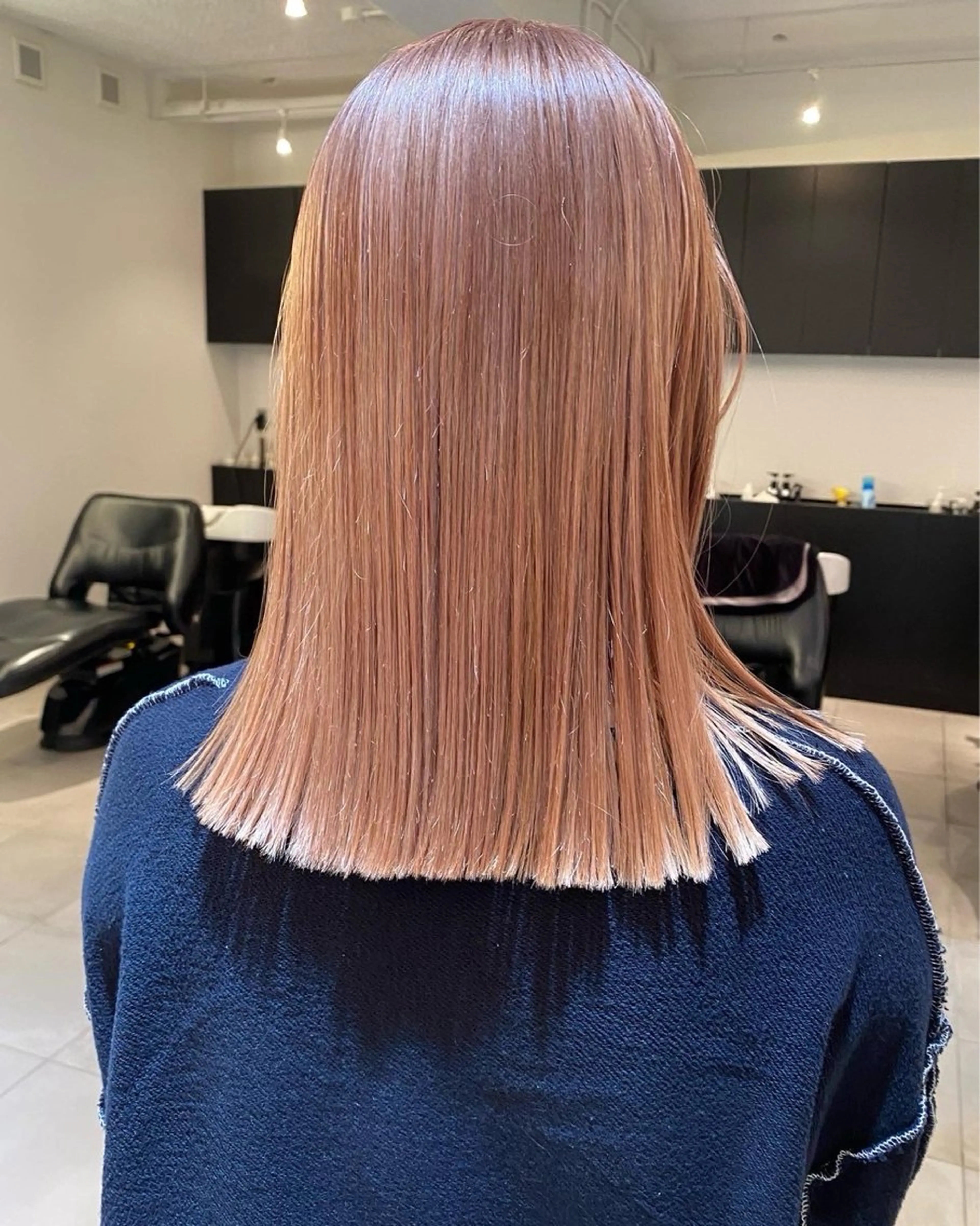 ミディアム ヘアカラー saku 🎀🫧のヘアスタイル