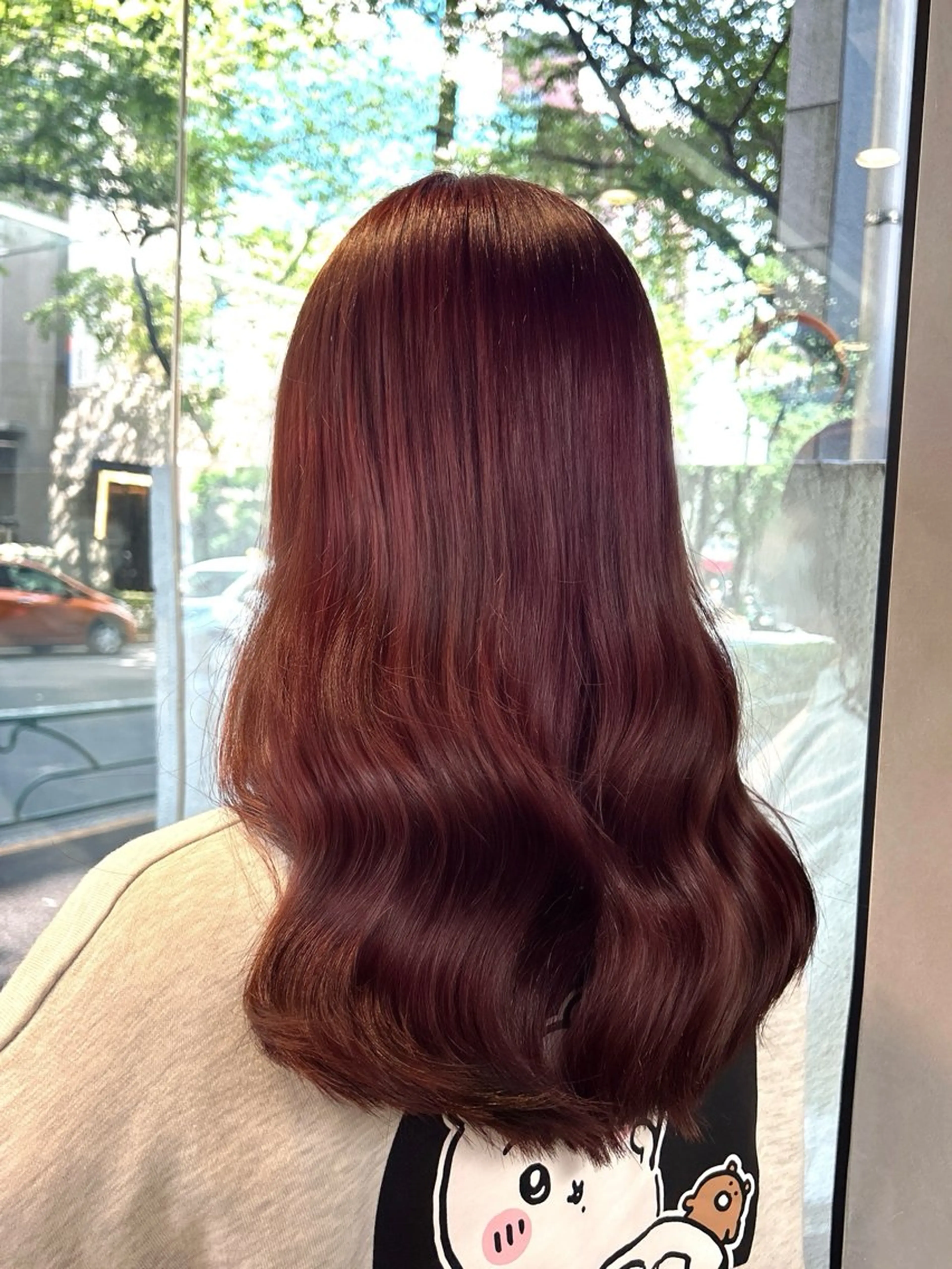 ロング カラー ブリーチ ダブルカラー ブリーチなしカラー ピンクカラー ヘアカラー 渋谷カラーモデル募集 🎀【ふうか】のヘアスタイル