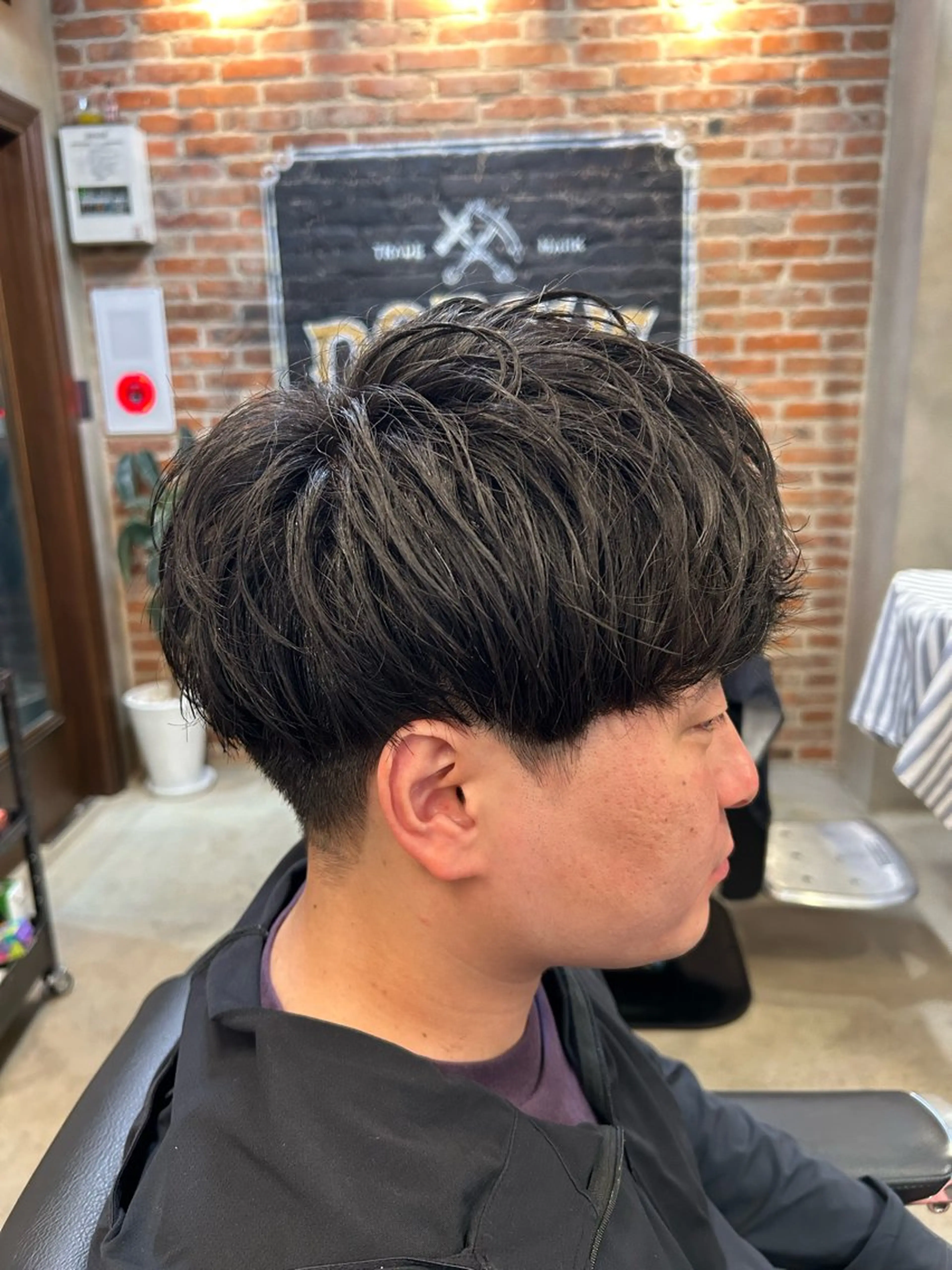 ショート メンズ マッシュ くせ毛 ショートヘア トミモト アユムのヘアスタイル