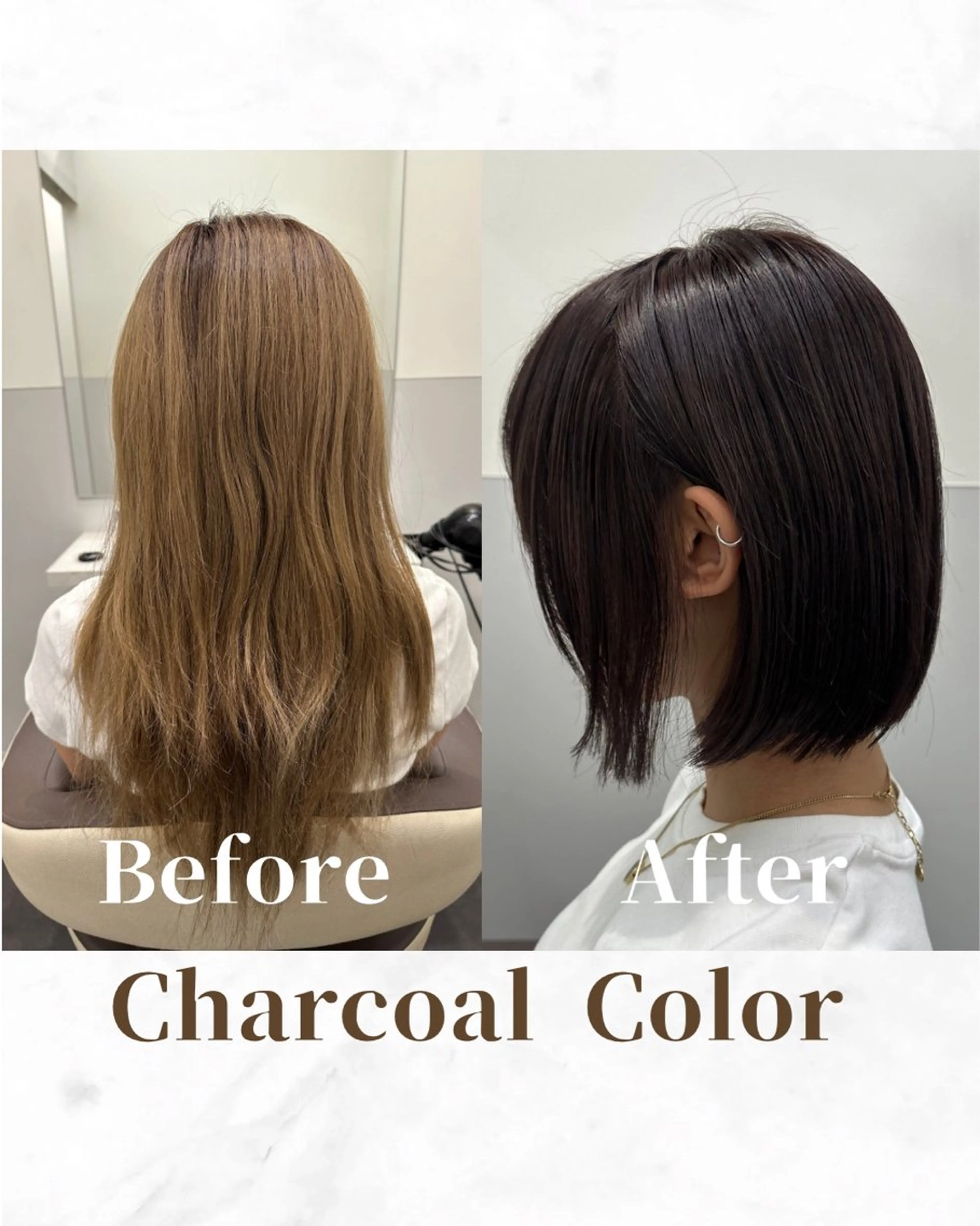ロング カラー ブリーチ ブラウンカラー ケアカラー 髪質改善 トリートメント カット ヘアカラー トリートメント 【美髪矯正 /髪質改善】RINのヘアスタイル