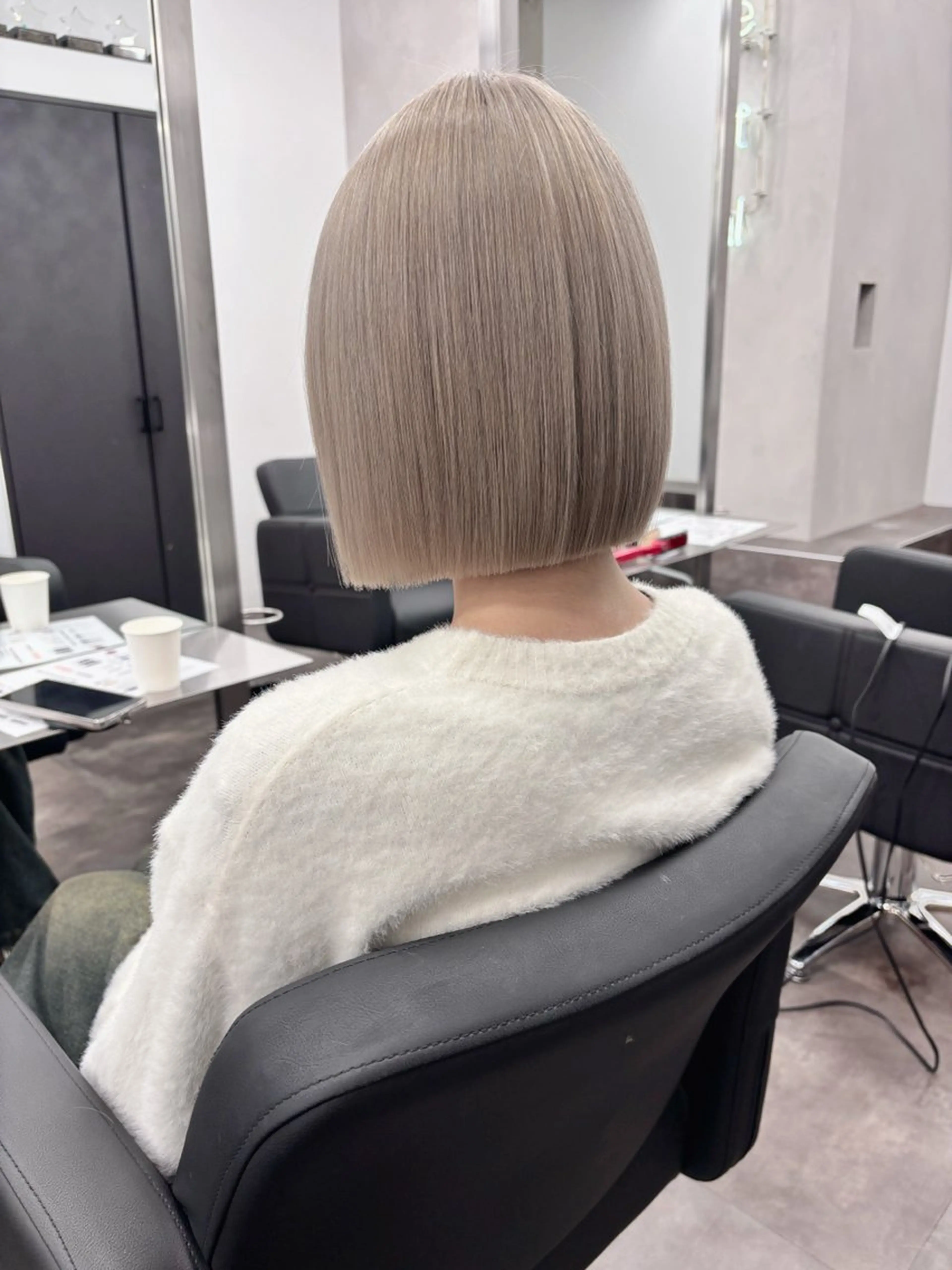 ショート 切りっぱなしボブ ボブ GARTE所属・ゲンキ /ウルフカットのヘアスタイル