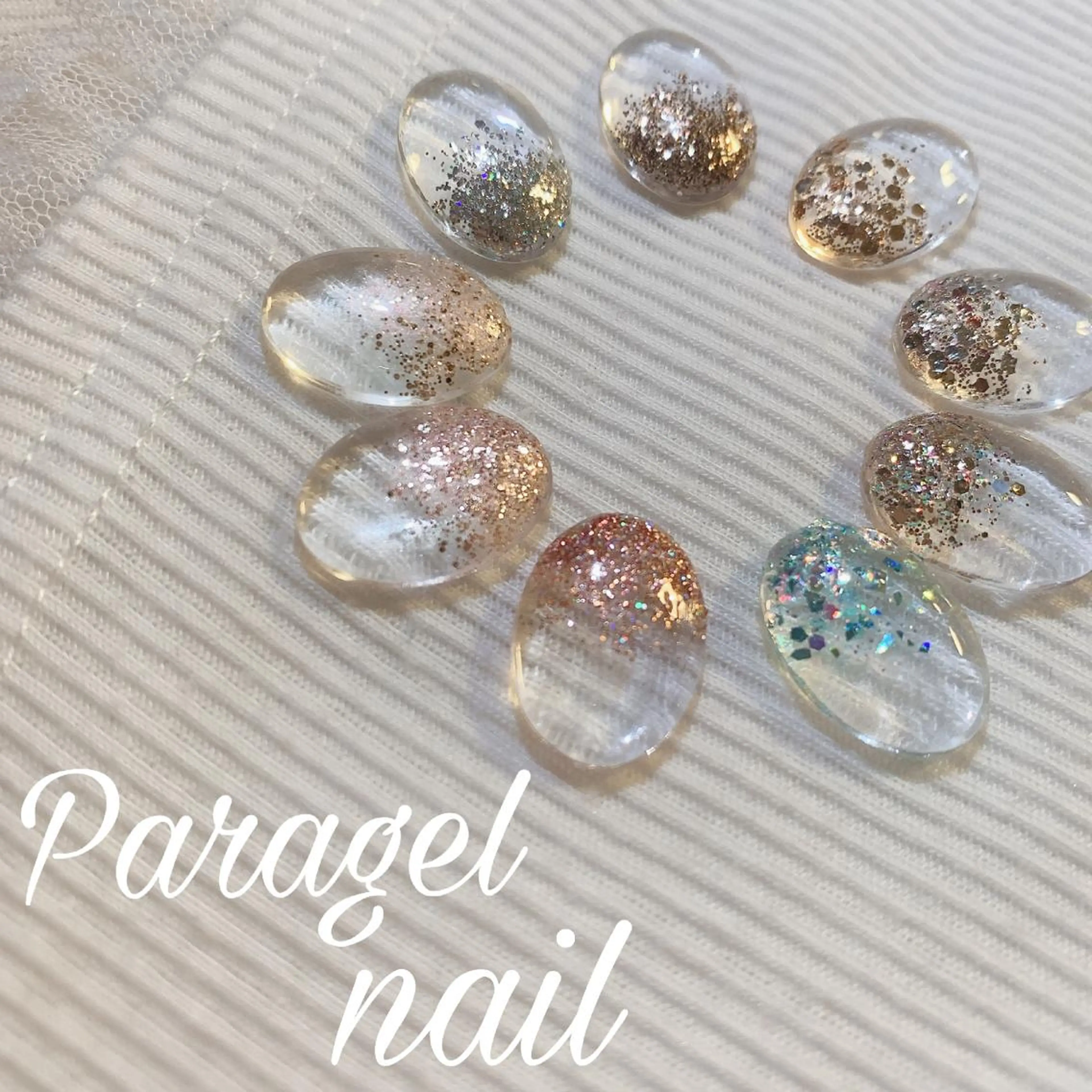 ネイル ラメ(グリッター) ラメグラデーション ネイルチップ nail＊ runa🌻のネイルデザイン