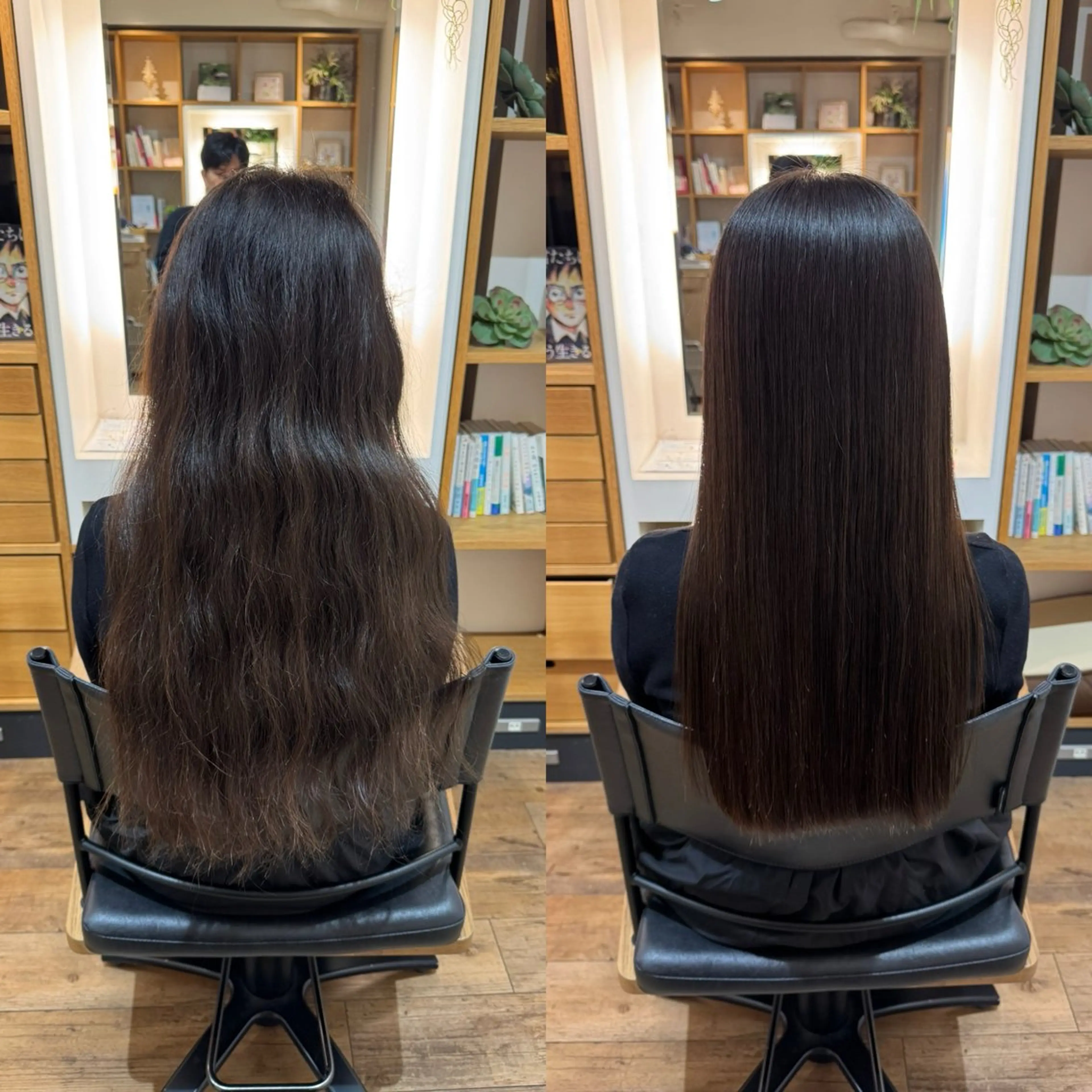 セミロング カット 縮毛矯正 トリートメント afloatkobe所属・美髪/髪質改善 川口凌弥のヘアスタイル