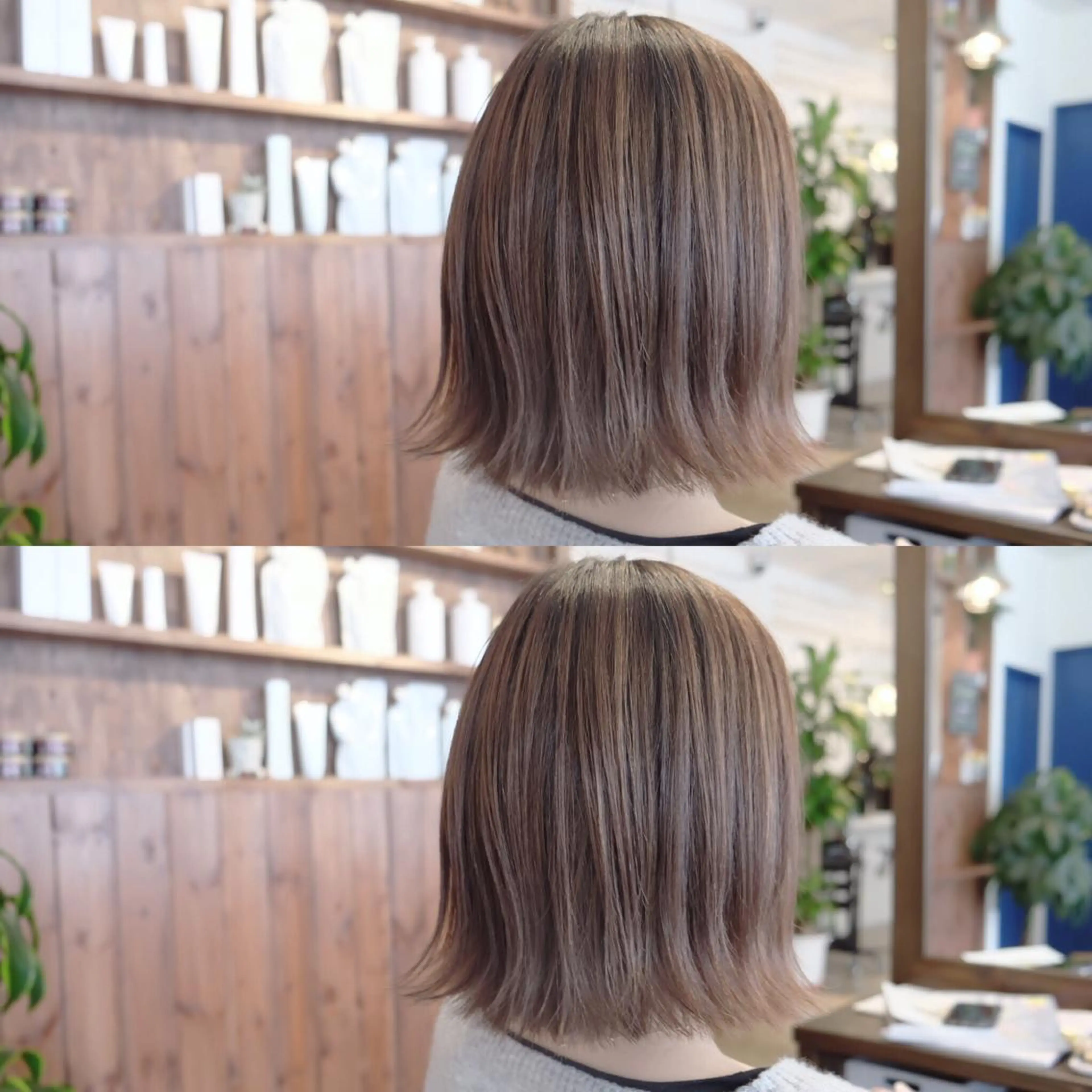 ショート カラー 外ハネヘア 佐山 眞紀のヘアスタイル