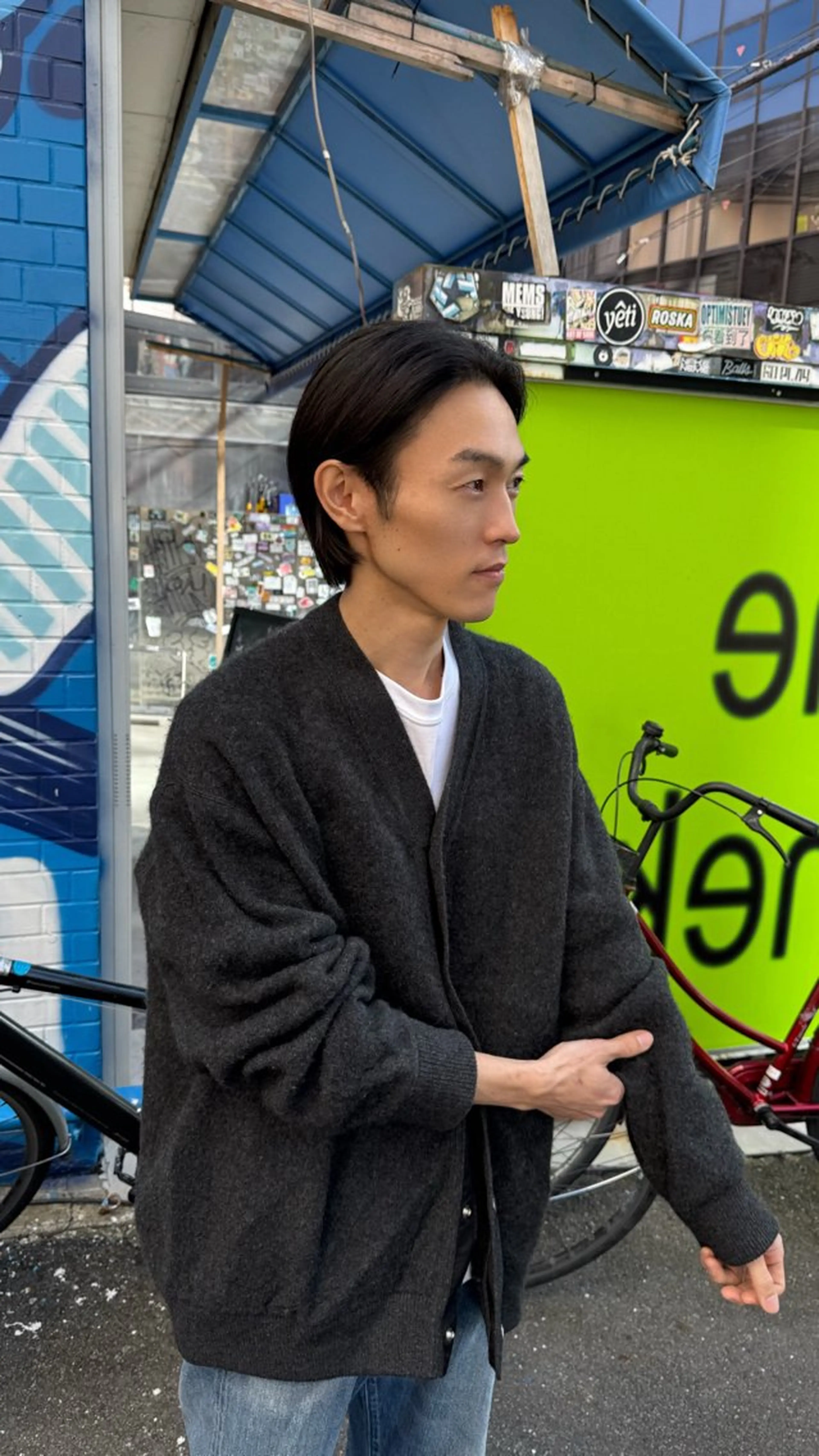 ミディアム メンズ カット ヘアセット 住本 大明のヘアスタイル