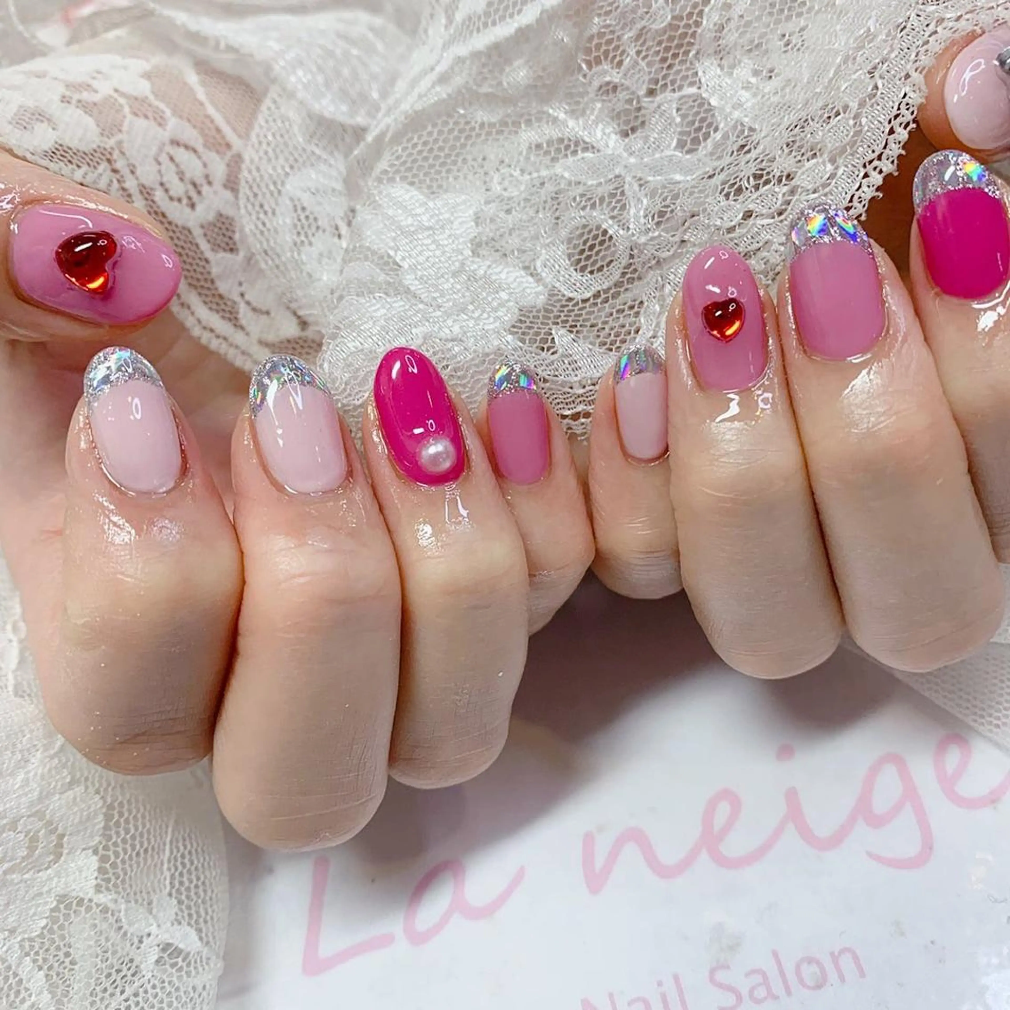 ネイル ハンドネイル La neige* yuki 🐩🌙のネイルデザイン