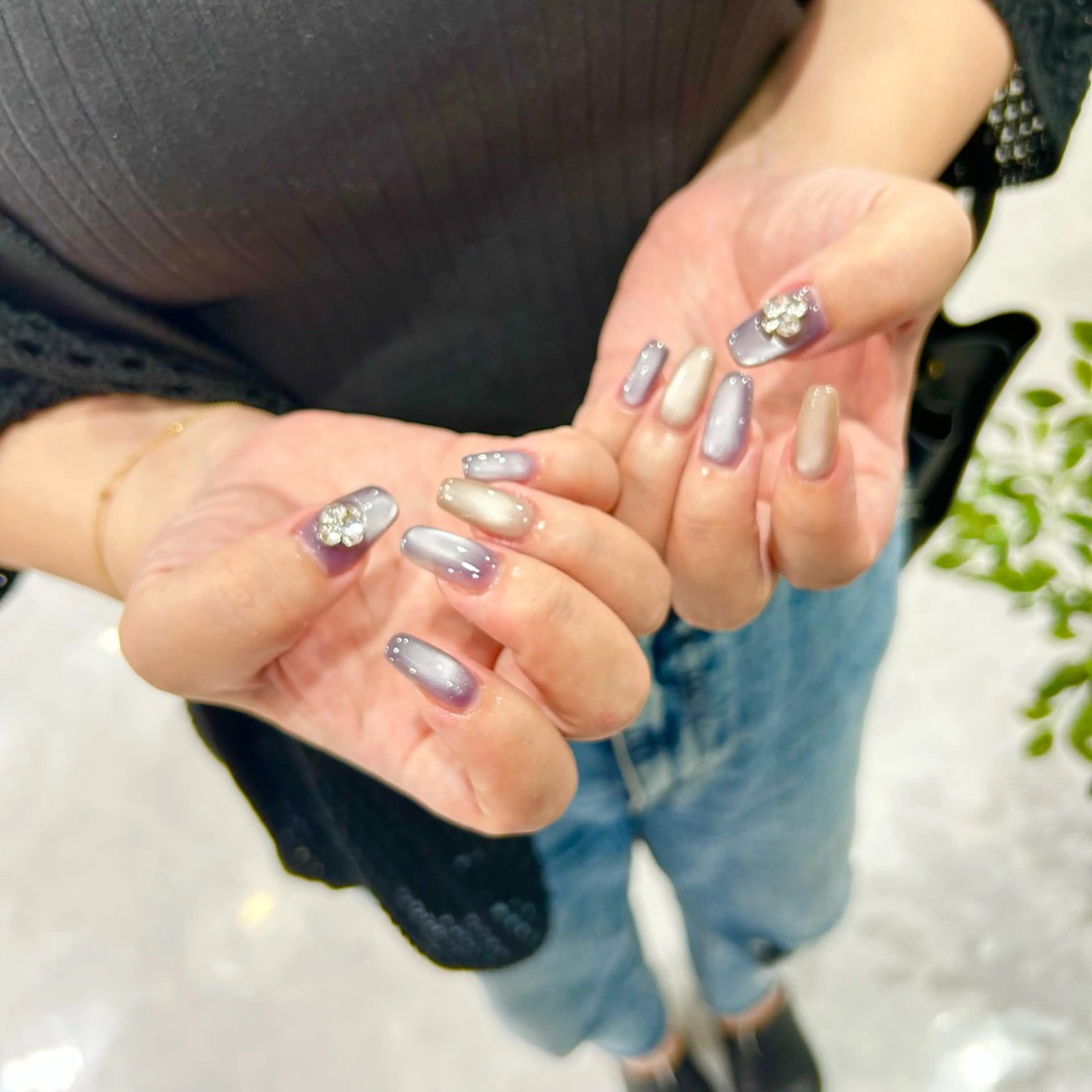 ネイル マグネットネイル ハンドネイル RYO ／Amourのネイルデザイン