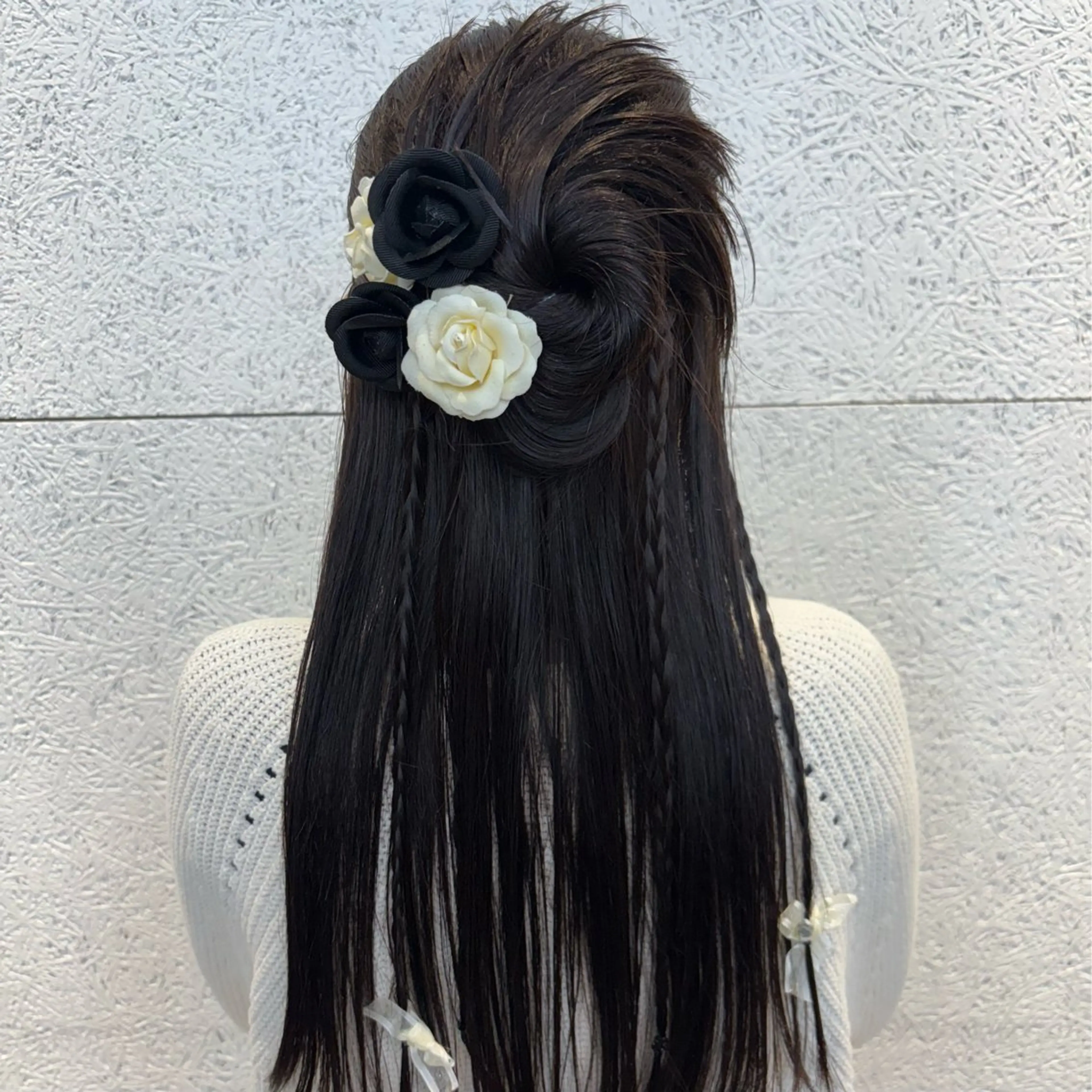 ロング カラー 着付け メンズパーマ/ メッシュ📍ユリのヘアスタイル